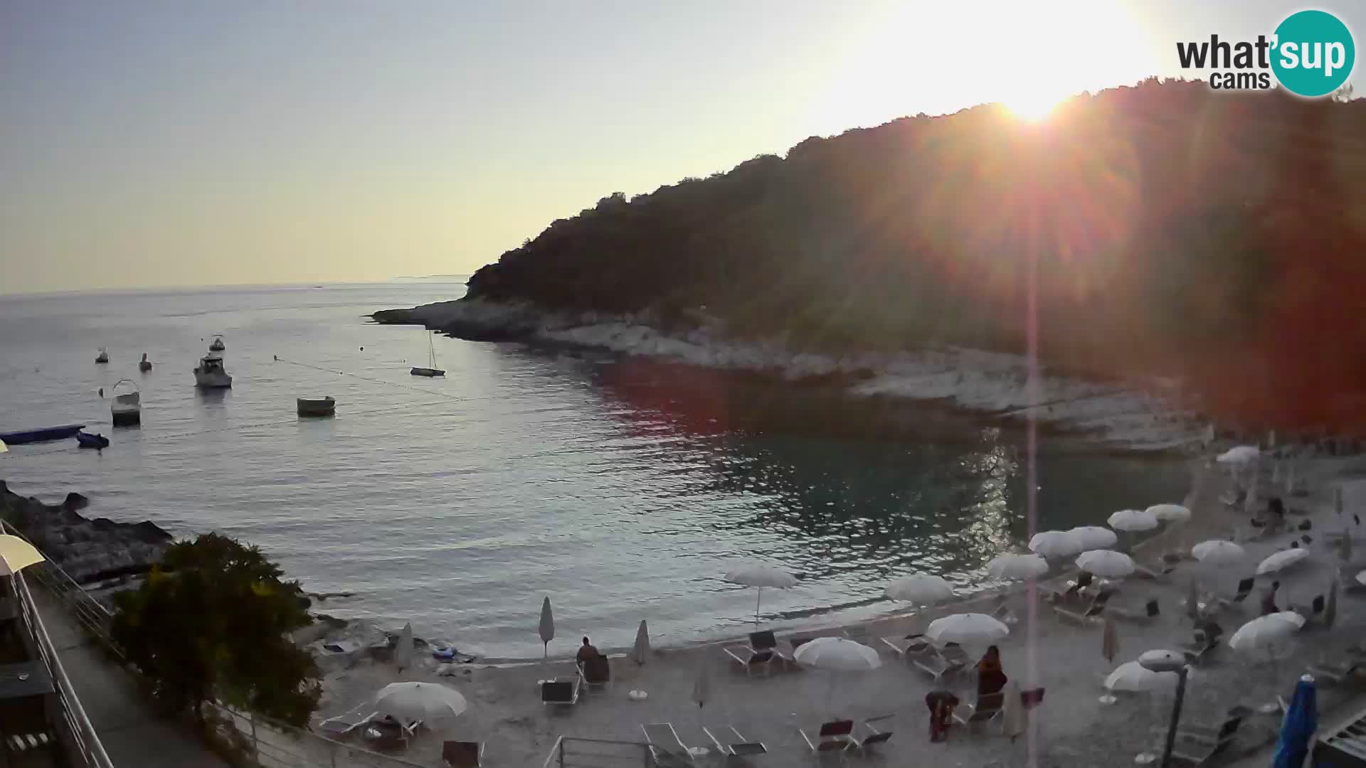 Webcam Mali Lošinj – Sunčana uvala beach – Veli Žal