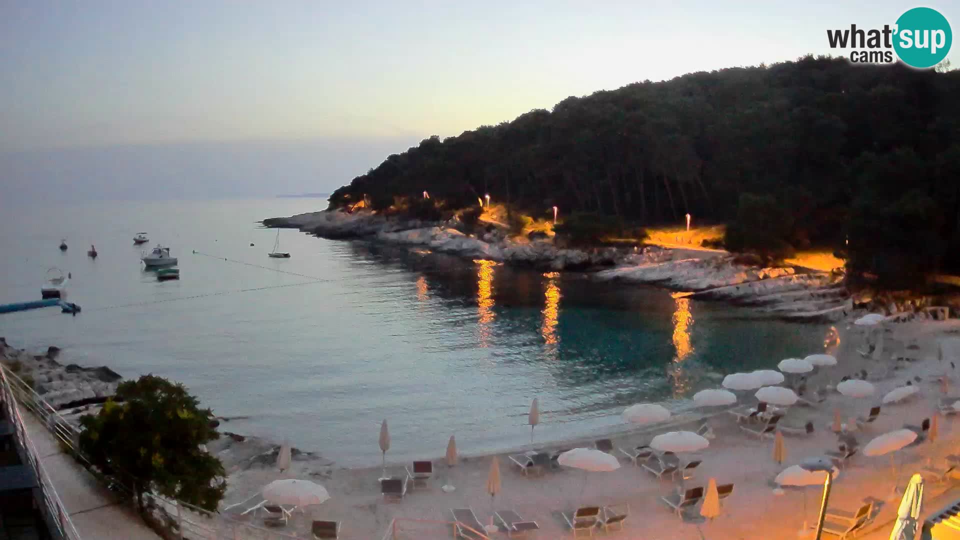 Webcam Mali Lošinj – Sunčana uvala beach – Veli Žal
