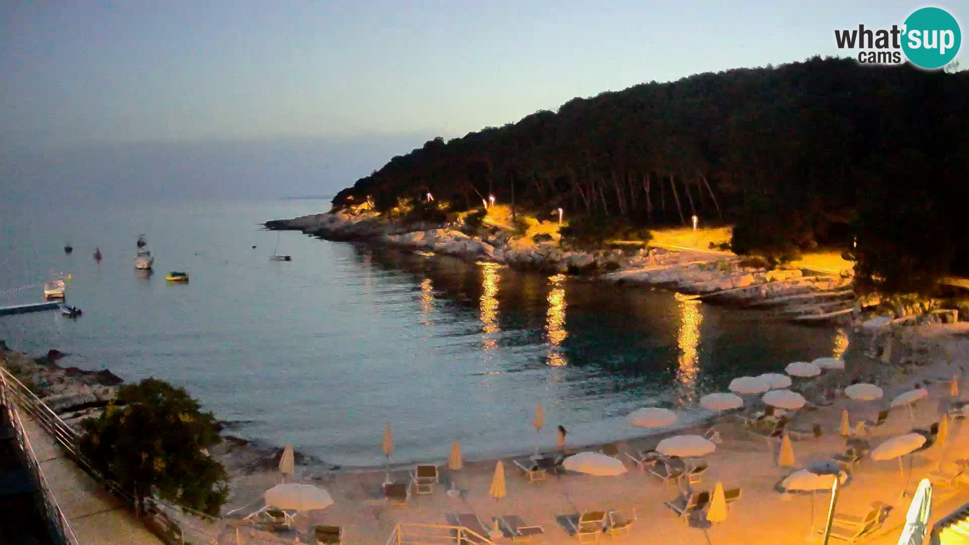 Webcam Mali Lošinj – spiaggia Sunčana uvala – Veli Žal