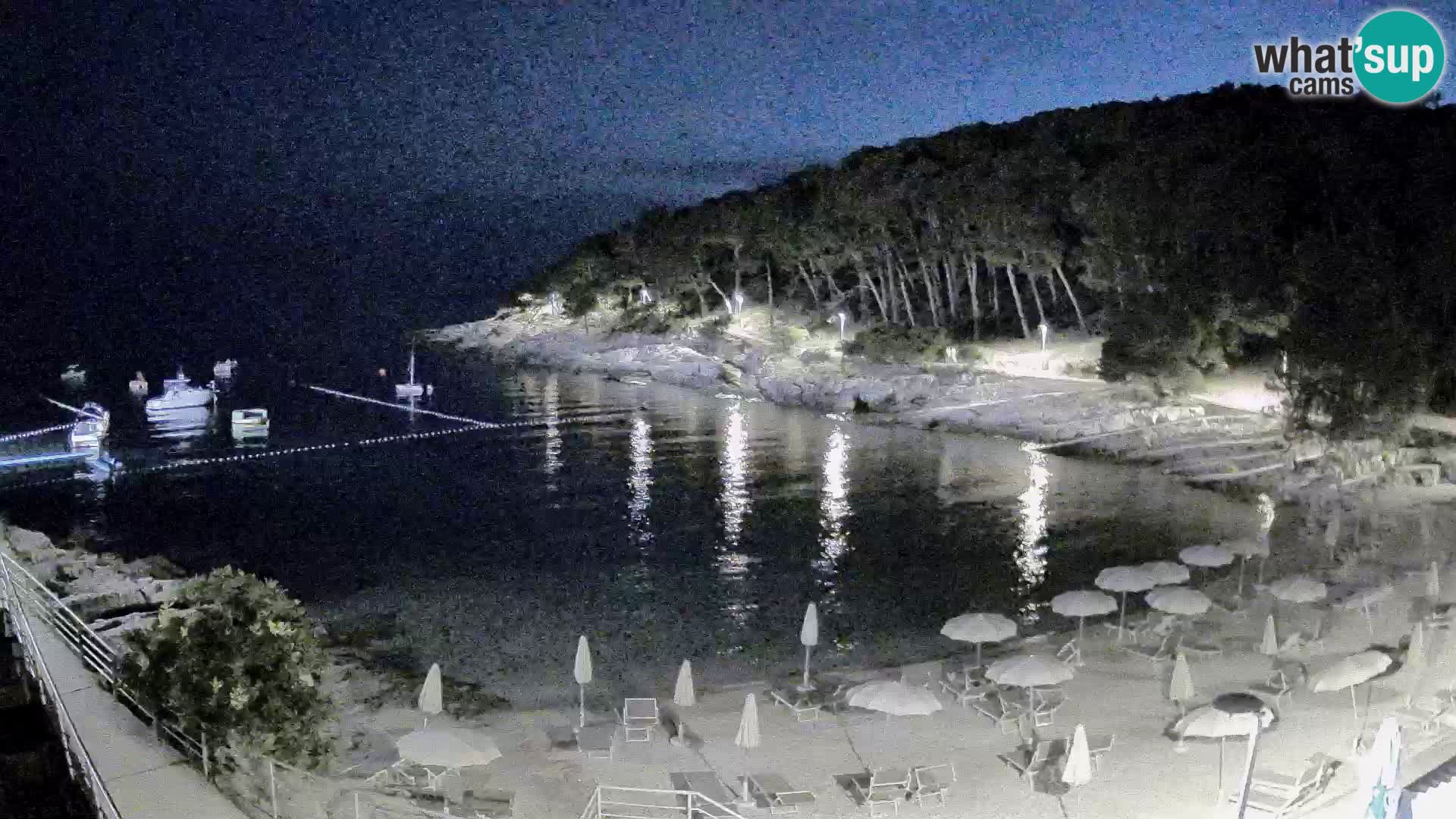 Spletna Kamera Mali Lošinj – plaža Sunčana uvala – Veli Žal