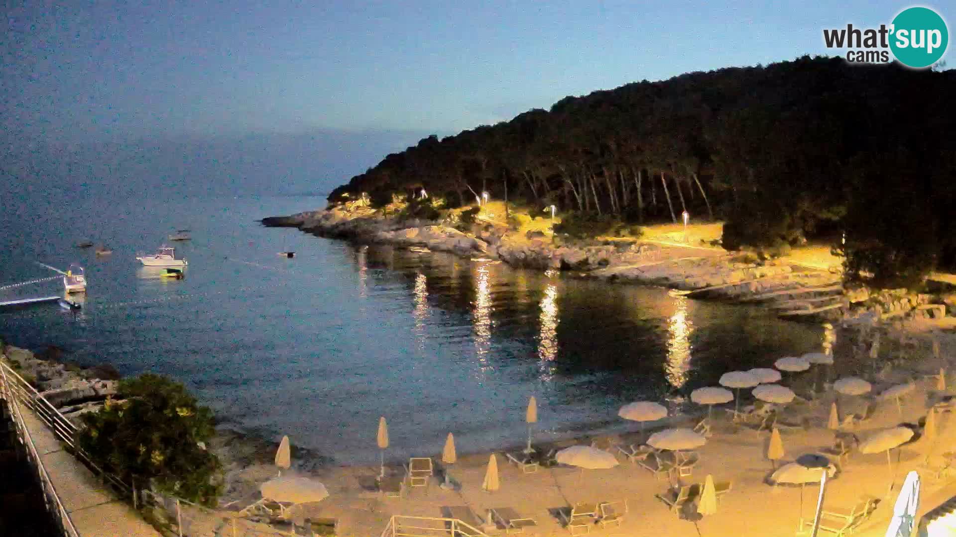 Webcam Mali Lošinj – Sunčana uvala beach – Veli Žal