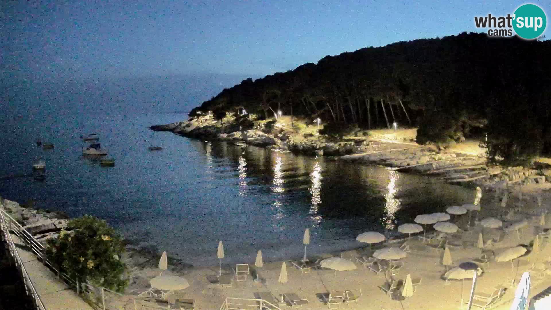 Webcam Mali Lošinj – Sunčana uvala Strand – Veli Žal