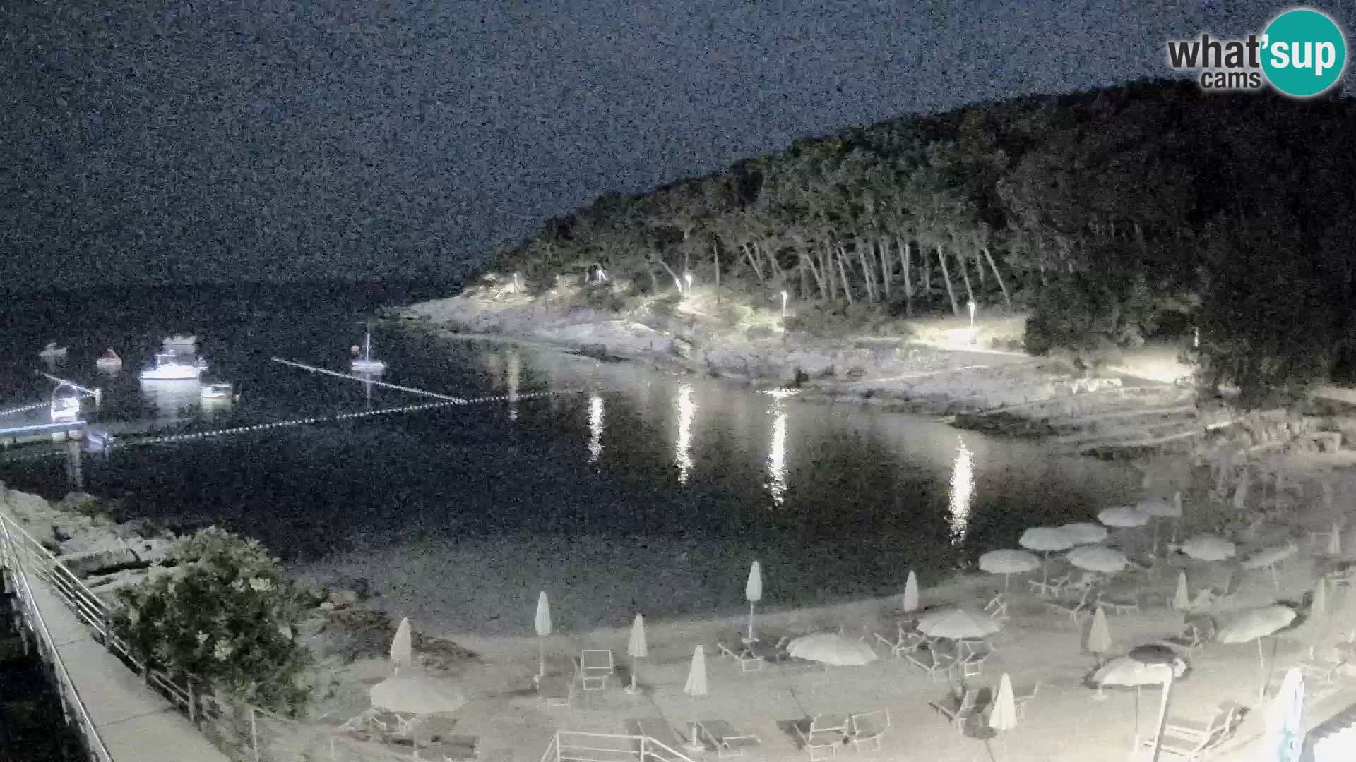 Webcam Mali Lošinj – Sunčana uvala beach – Veli Žal