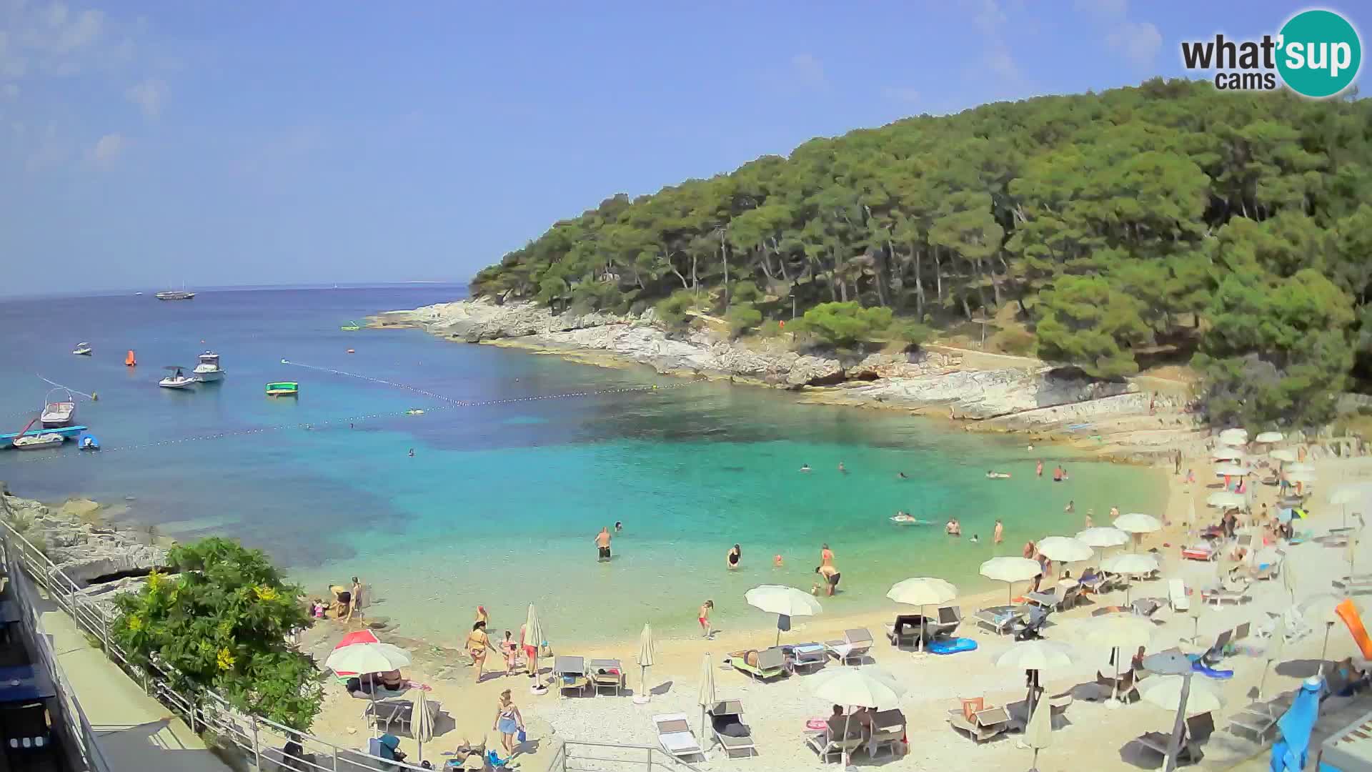 Web kam Mali Lošinj – plaža Sunčana uvala – Veli Žal