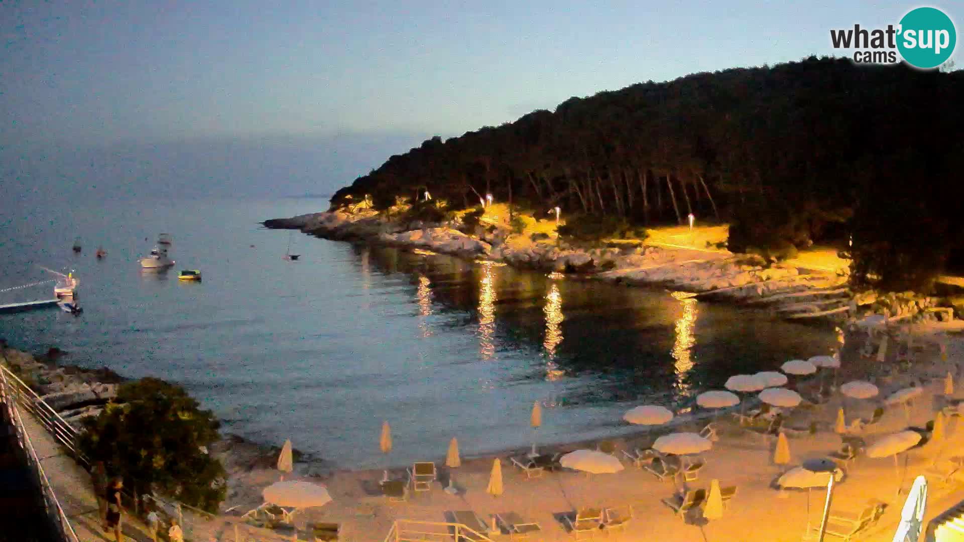 Webcam Mali Lošinj – Sunčana uvala Strand – Veli Žal