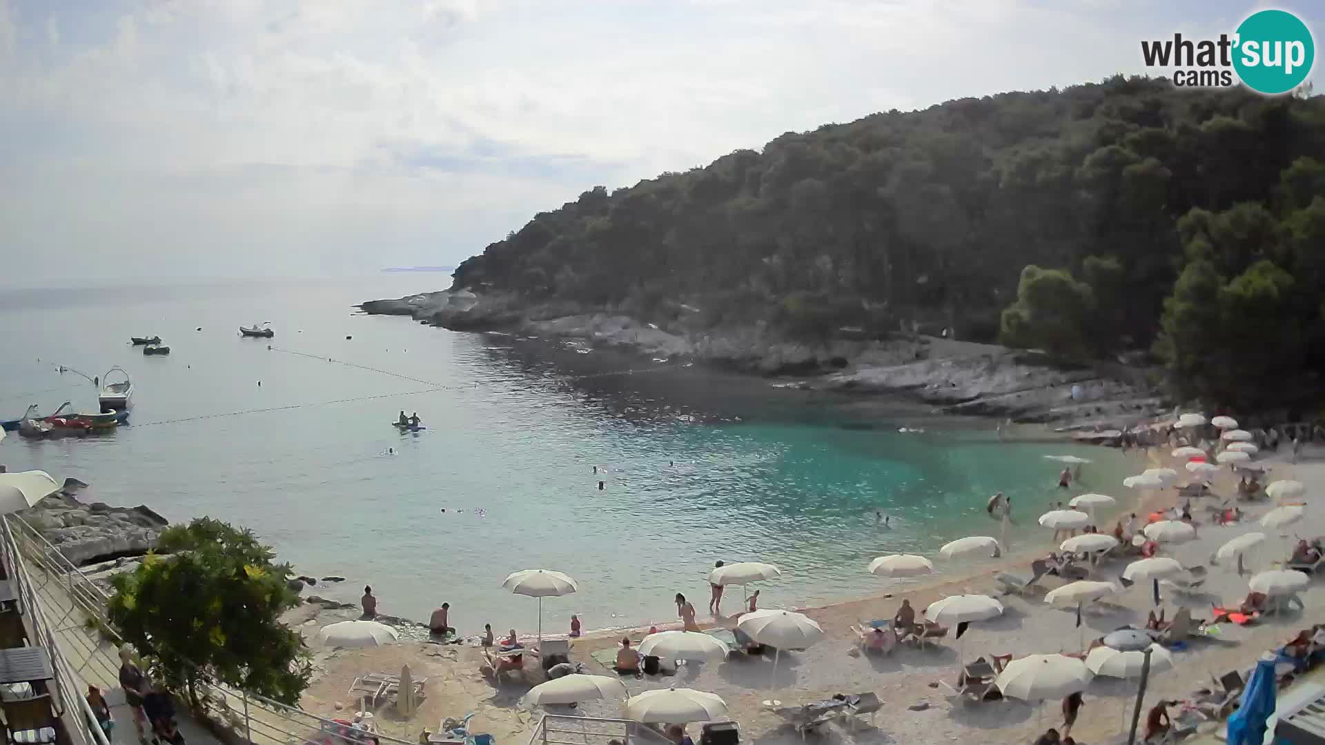 Webcam Mali Lošinj – Sunčana uvala beach – Veli Žal