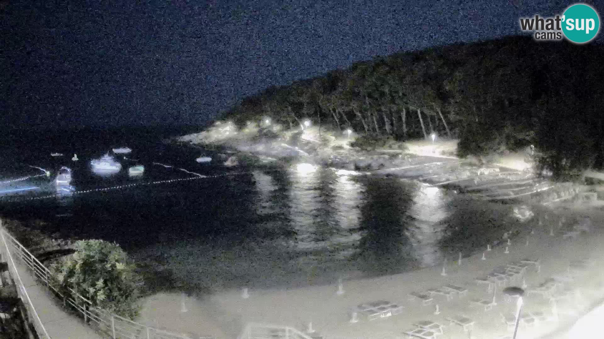 Webcam Mali Lošinj – plage Sunčana uvala – Veli Žal