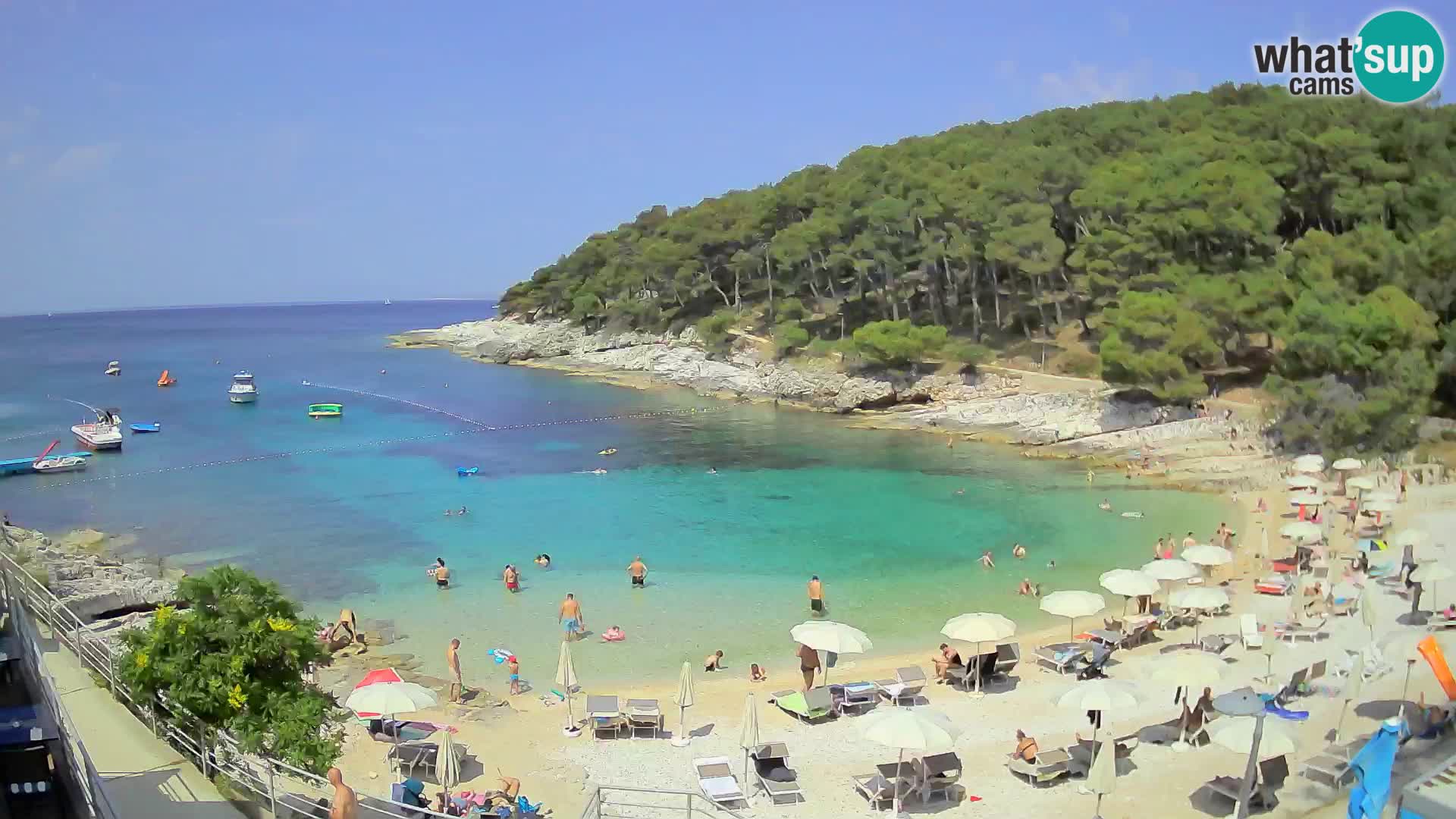 Webcam Mali Lošinj – plage Sunčana uvala – Veli Žal