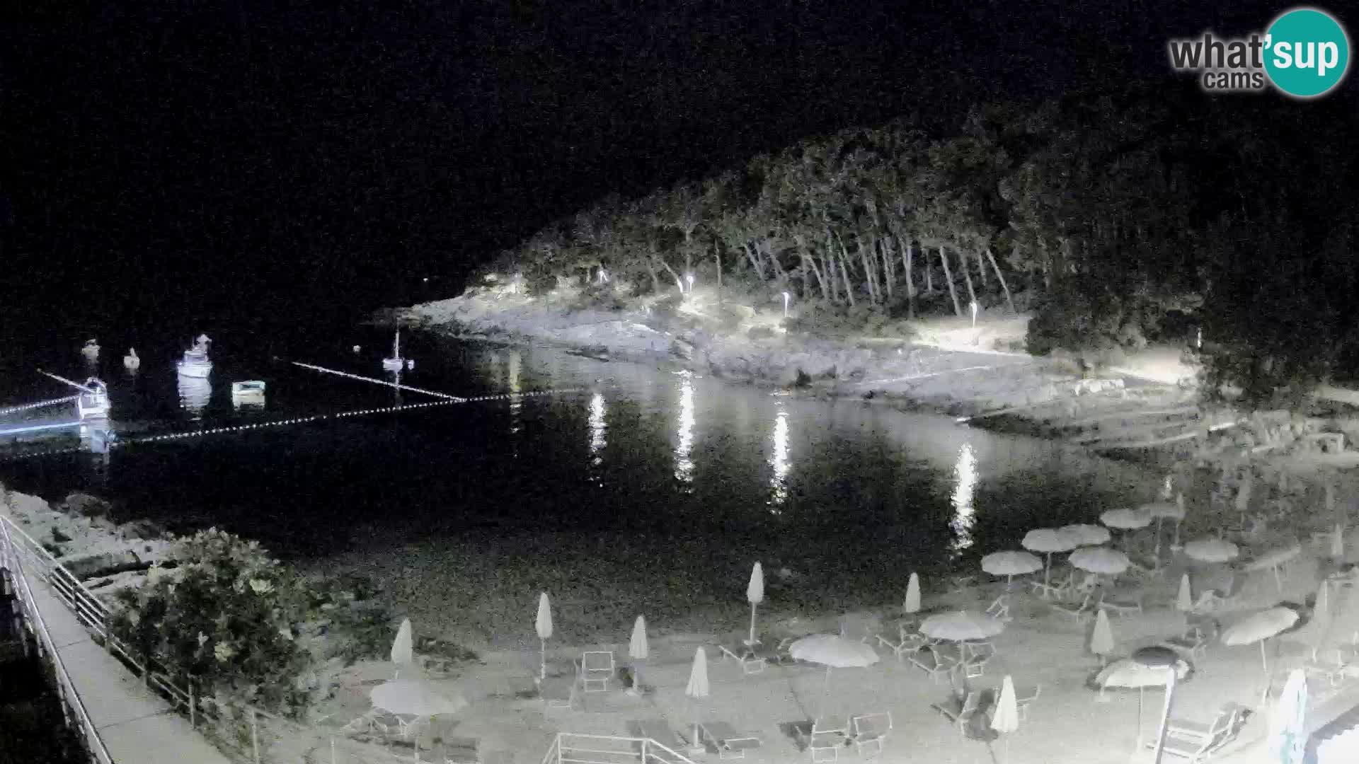 Webcam Mali Lošinj – Sunčana uvala beach – Veli Žal