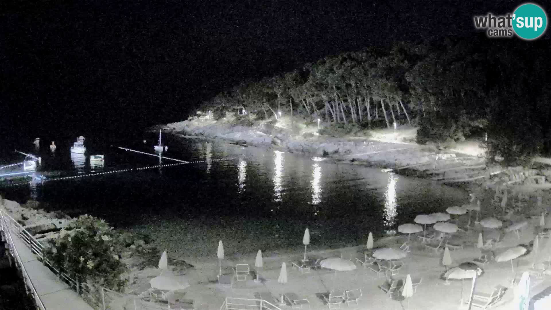 Webcam Mali Lošinj – spiaggia Sunčana uvala – Veli Žal