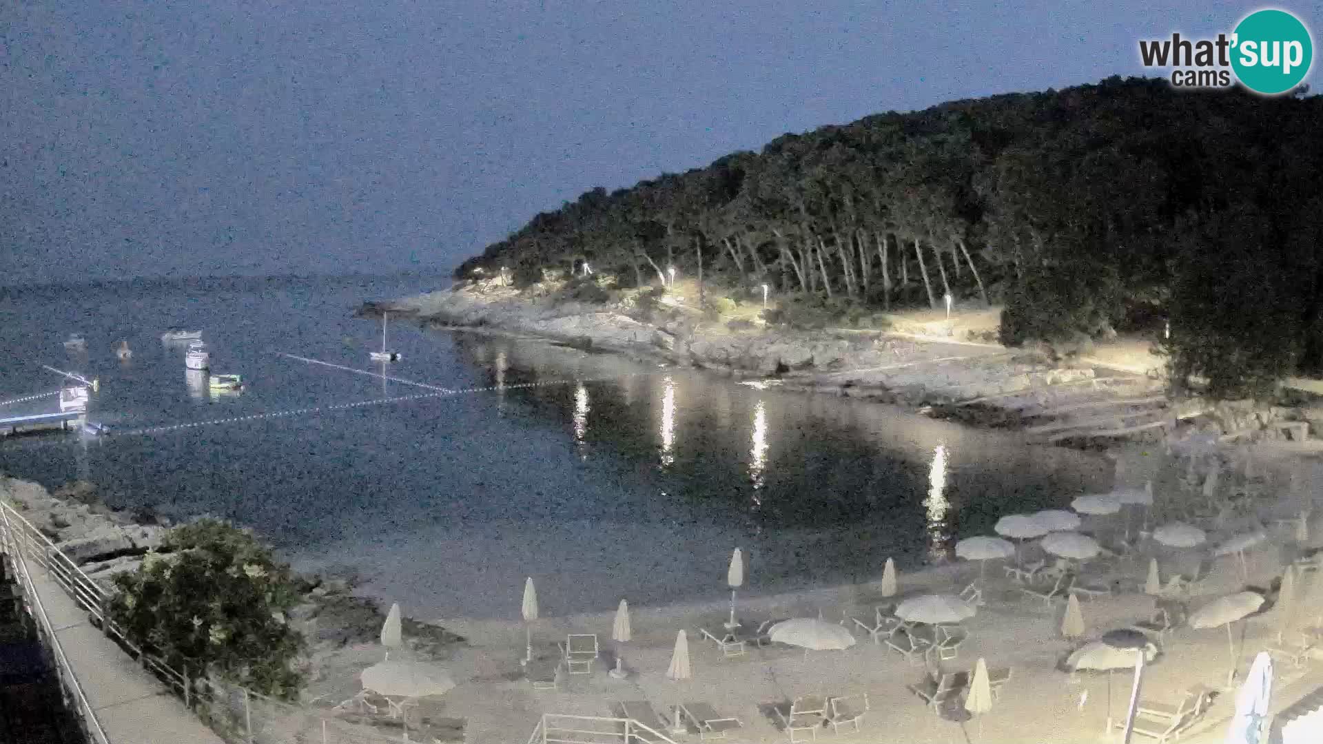 Webcam Mali Lošinj – spiaggia Sunčana uvala – Veli Žal