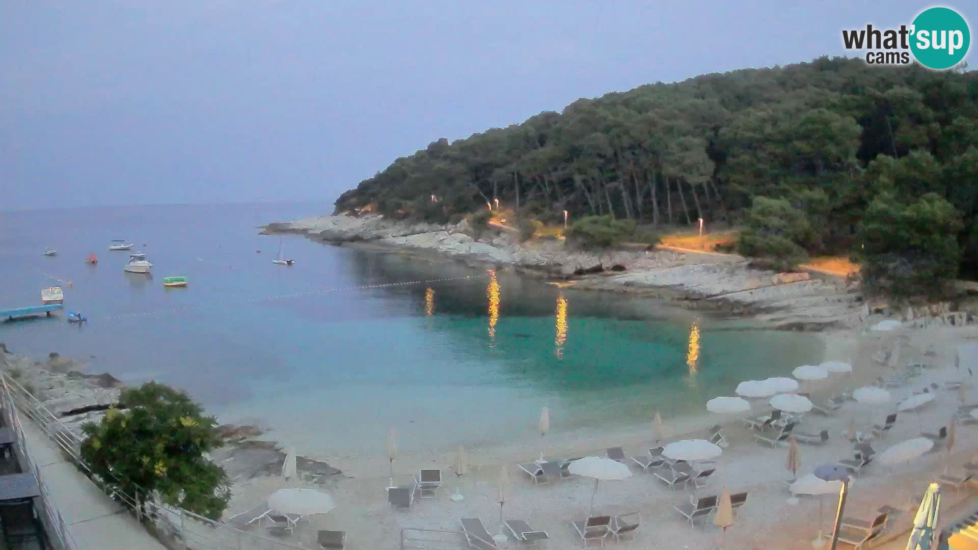 Webcam Mali Lošinj – Sunčana uvala beach – Veli Žal