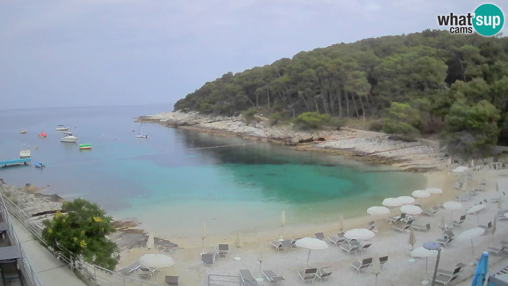 Webcam Mali Lošinj – Sunčana uvala Strand – Veli Žal