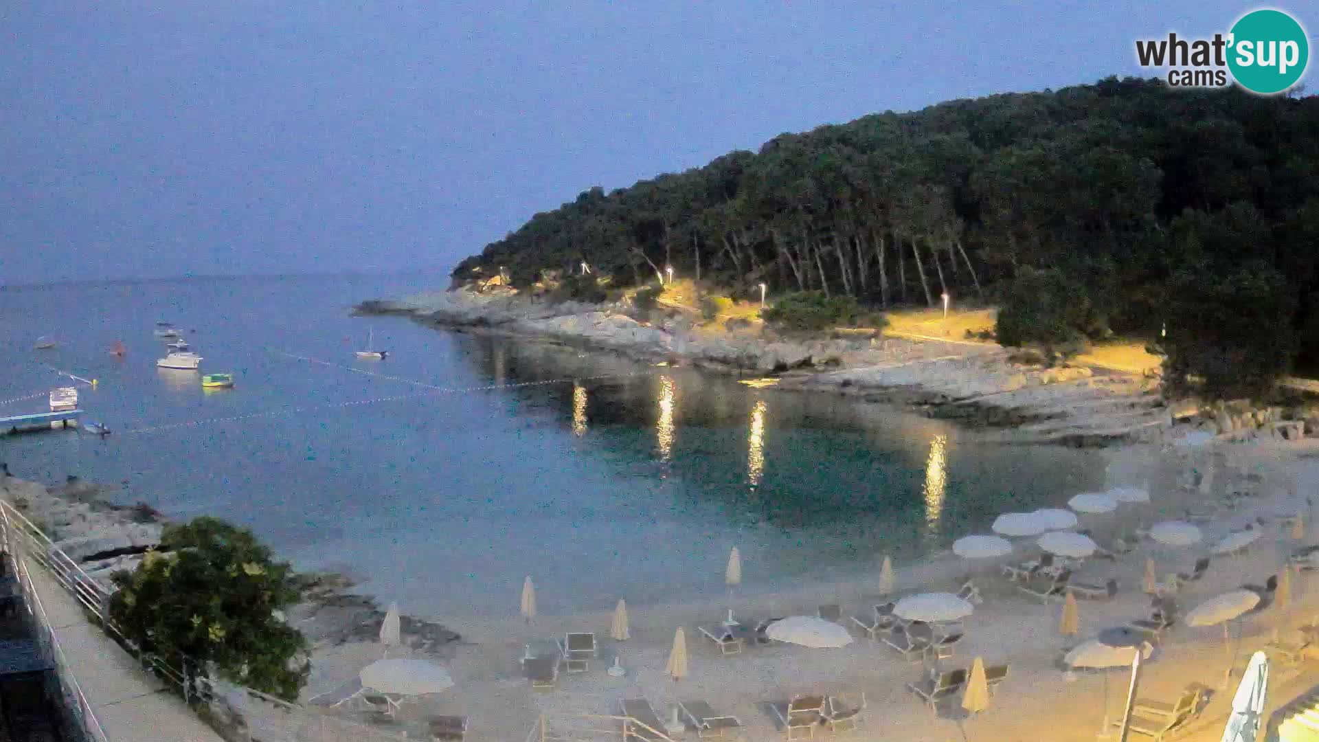 Webcam Mali Lošinj – Sunčana uvala Strand – Veli Žal