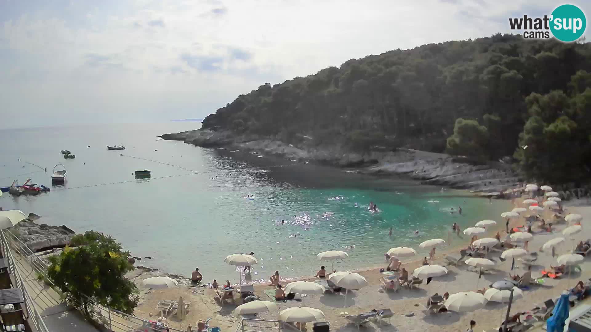 Webcam Mali Lošinj – Sunčana uvala Strand – Veli Žal