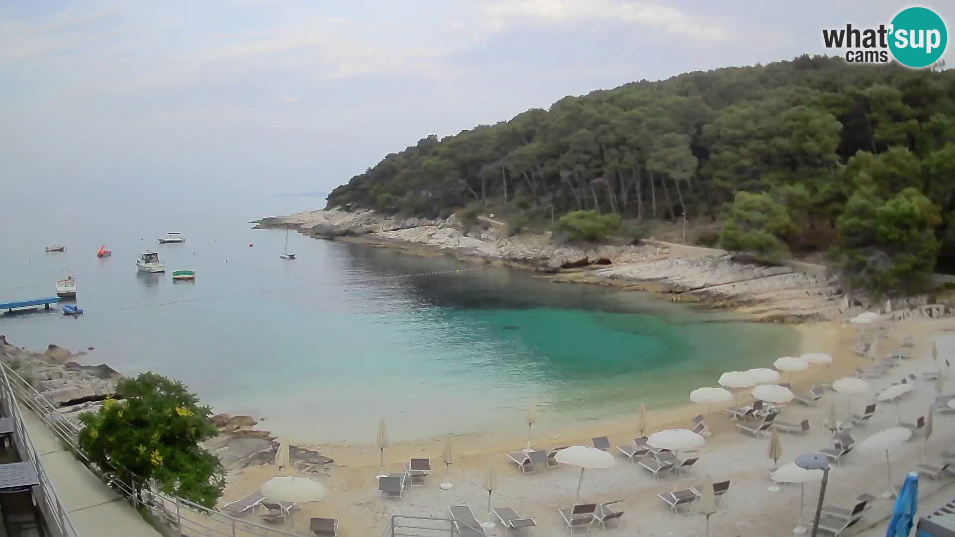 Webcam Mali Lošinj – Sunčana uvala Strand – Veli Žal