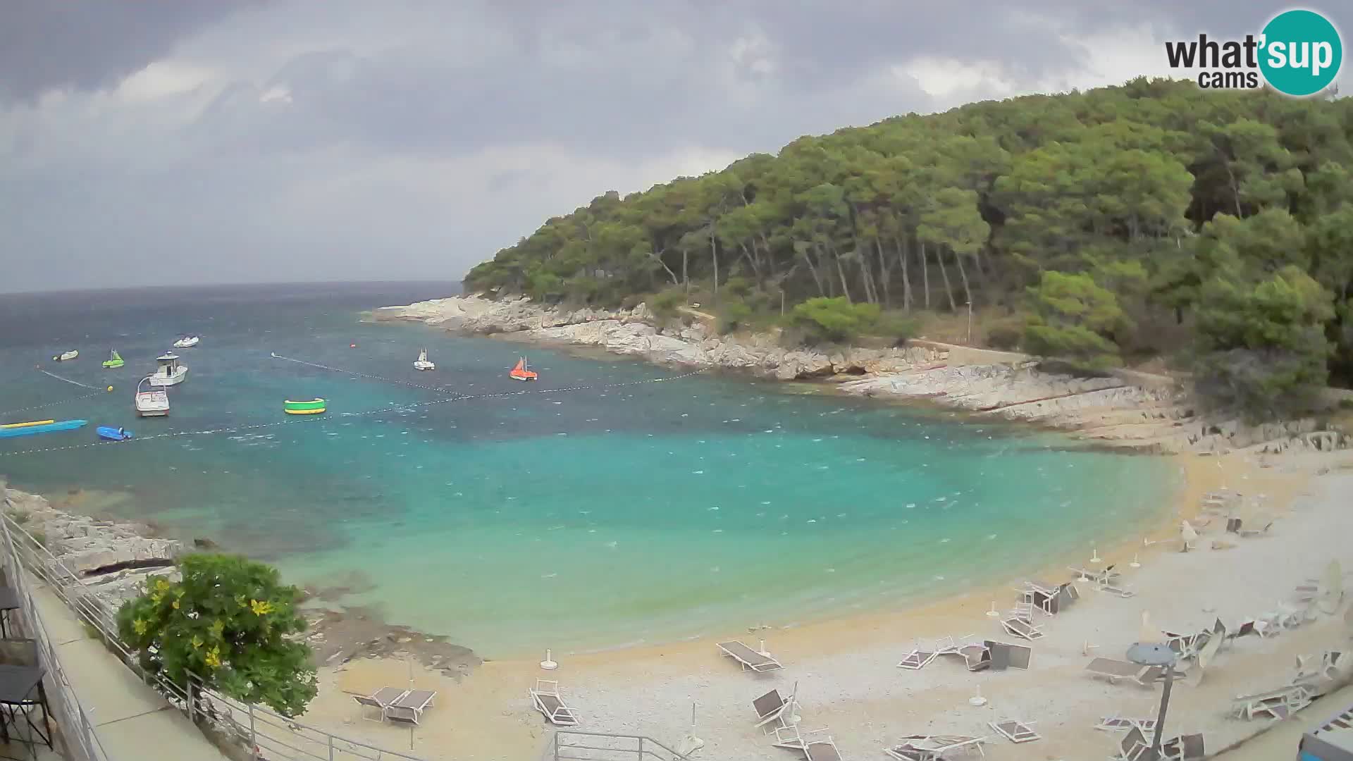 Webcam Mali Lošinj – spiaggia Sunčana uvala – Veli Žal