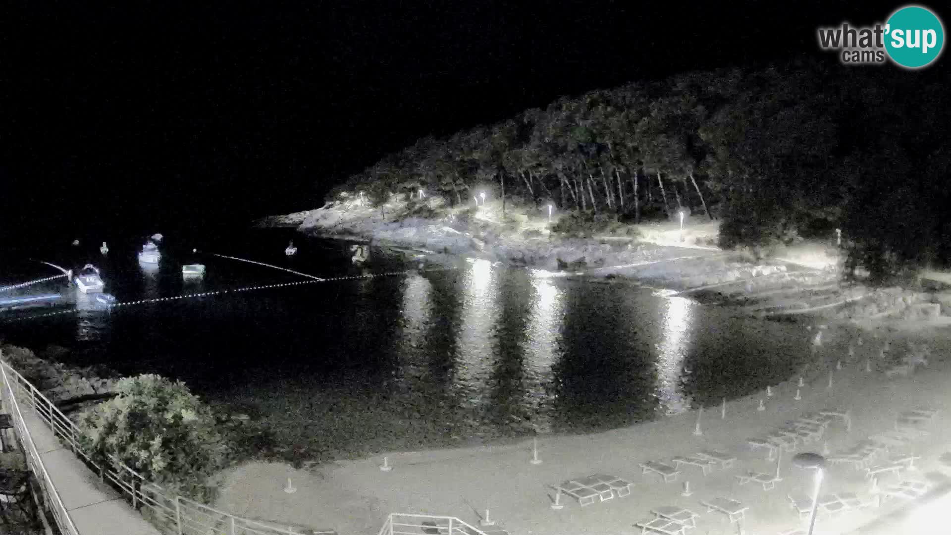 Spletna Kamera Mali Lošinj – plaža Sunčana uvala – Veli Žal