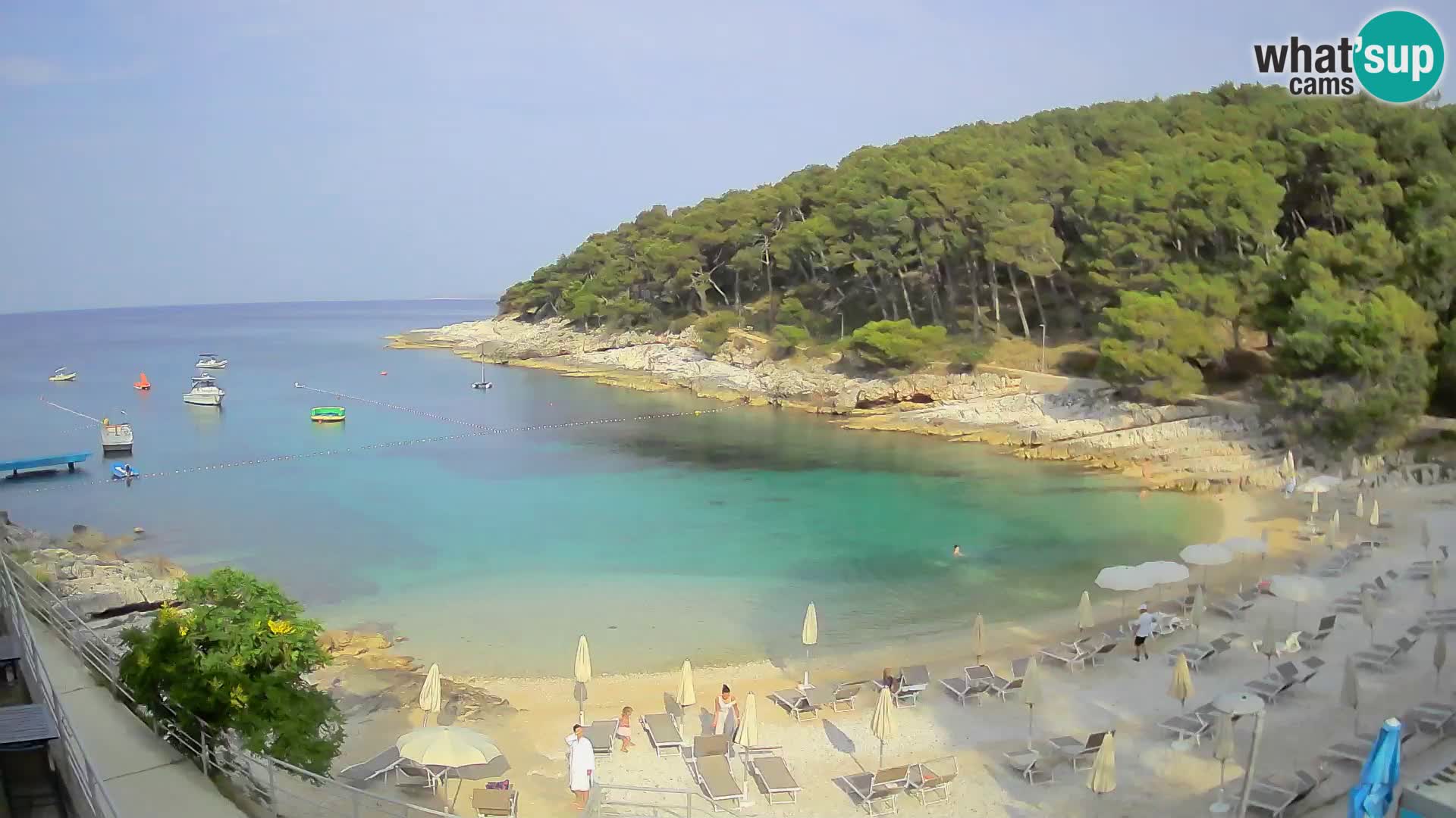 Spletna Kamera Mali Lošinj – plaža Sunčana uvala – Veli Žal