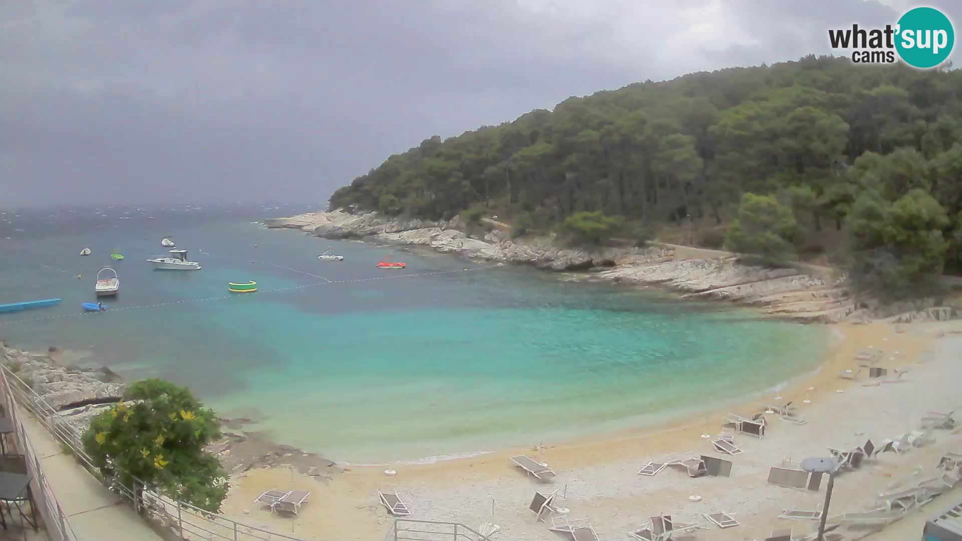 Webcam Mali Lošinj – plage Sunčana uvala – Veli Žal
