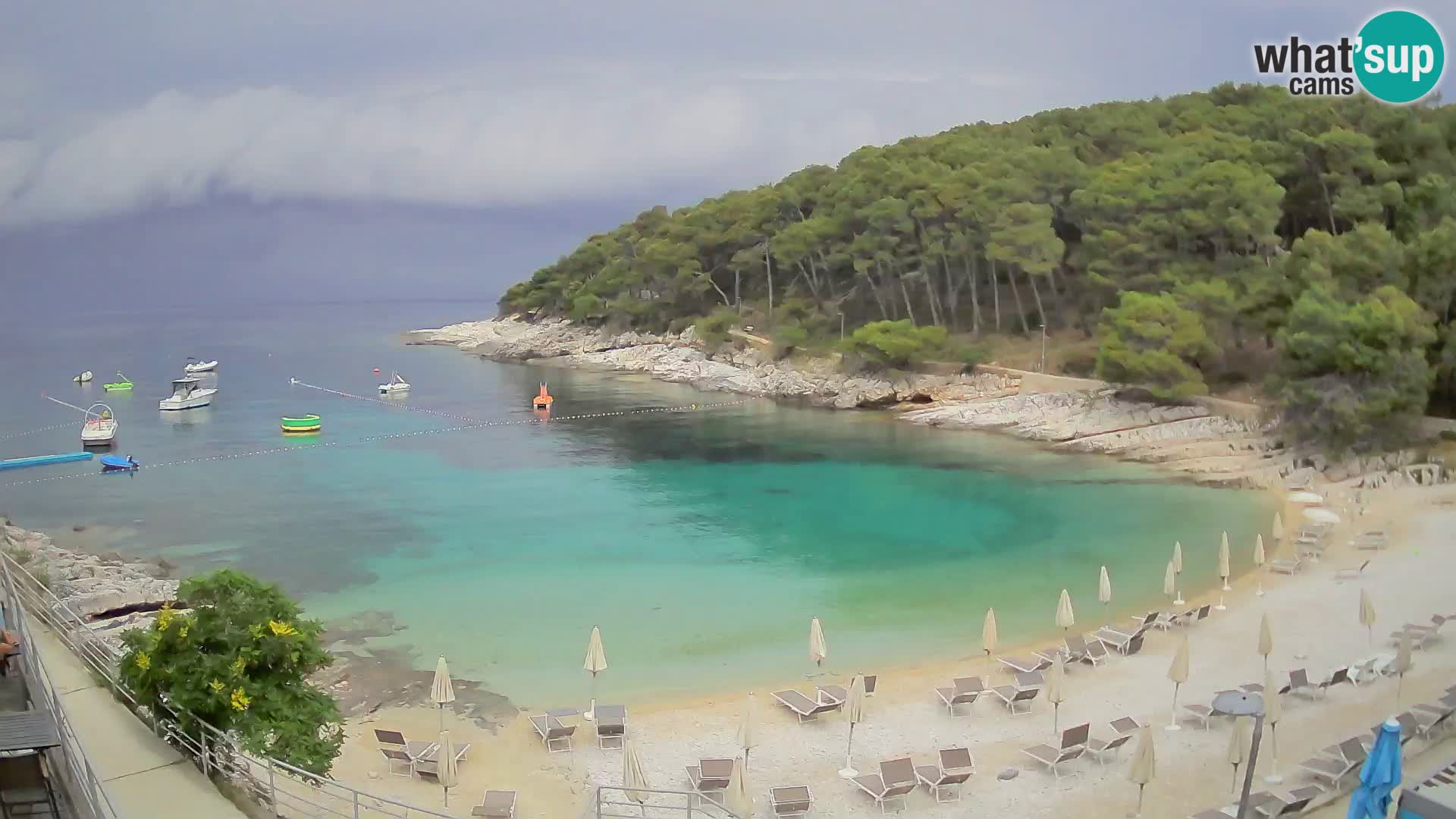 Webcam Mali Lošinj – plage Sunčana uvala – Veli Žal