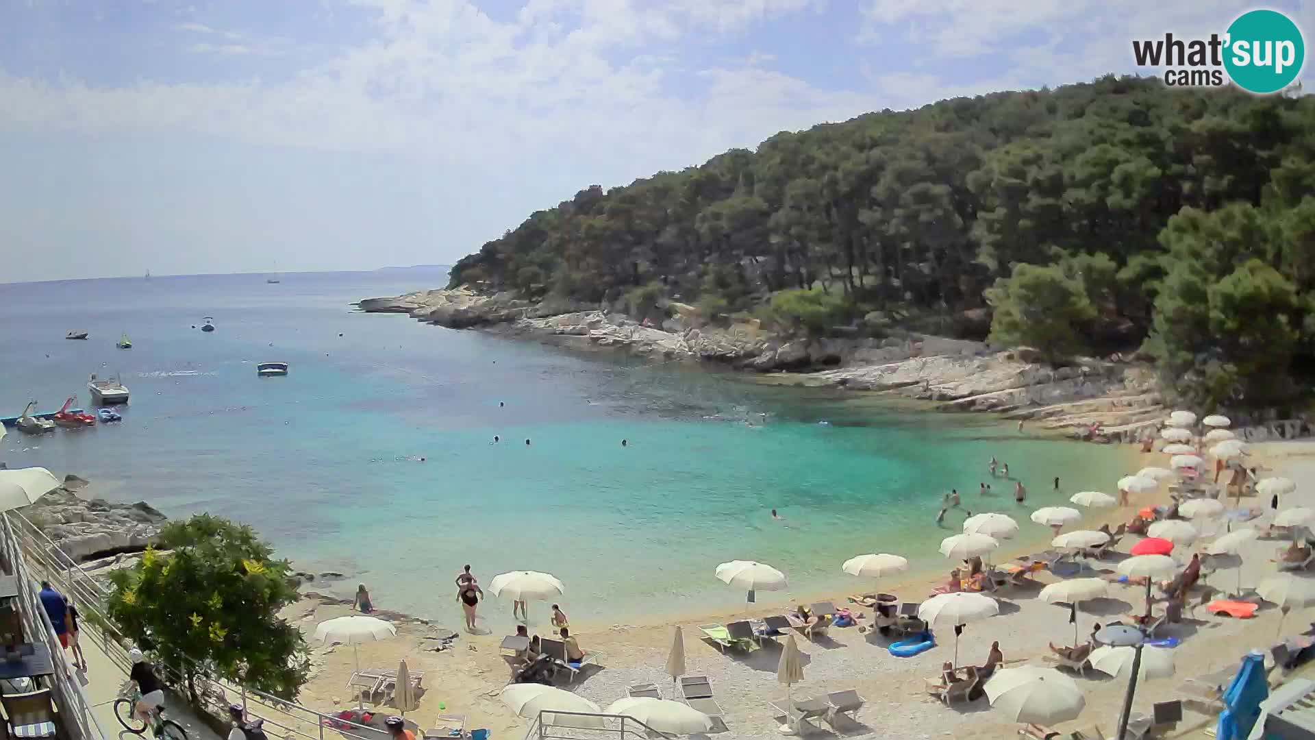Webcam Mali Lošinj – playa Sunčana uvala – Veli Žal