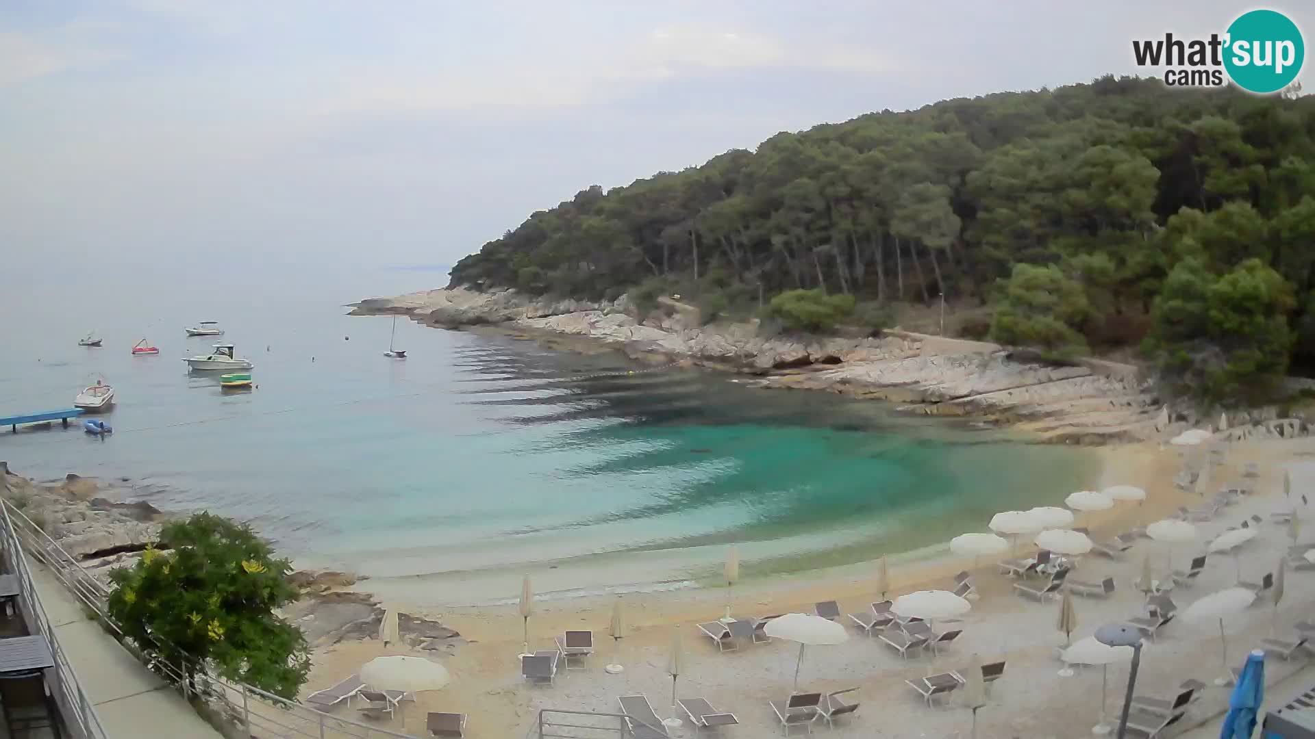 Webcam Mali Lošinj – plage Sunčana uvala – Veli Žal