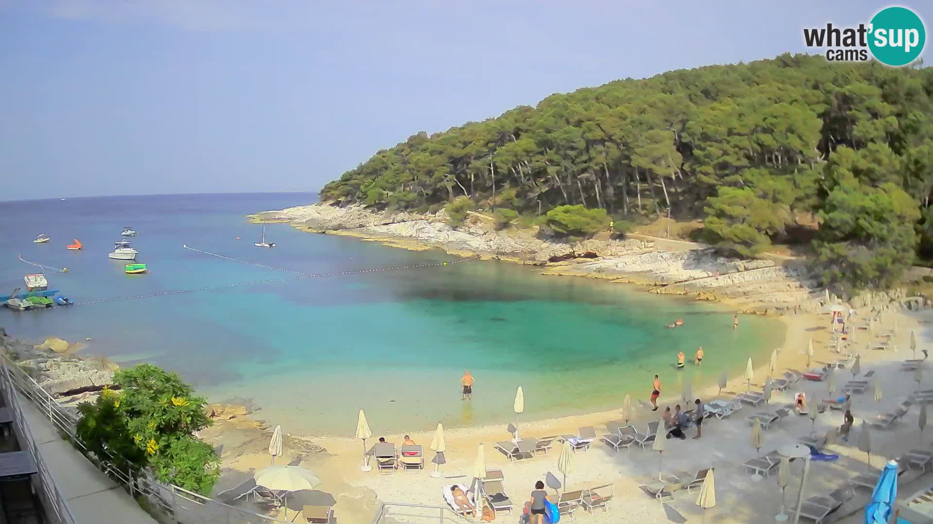 Webcam Mali Lošinj – playa Sunčana uvala – Veli Žal
