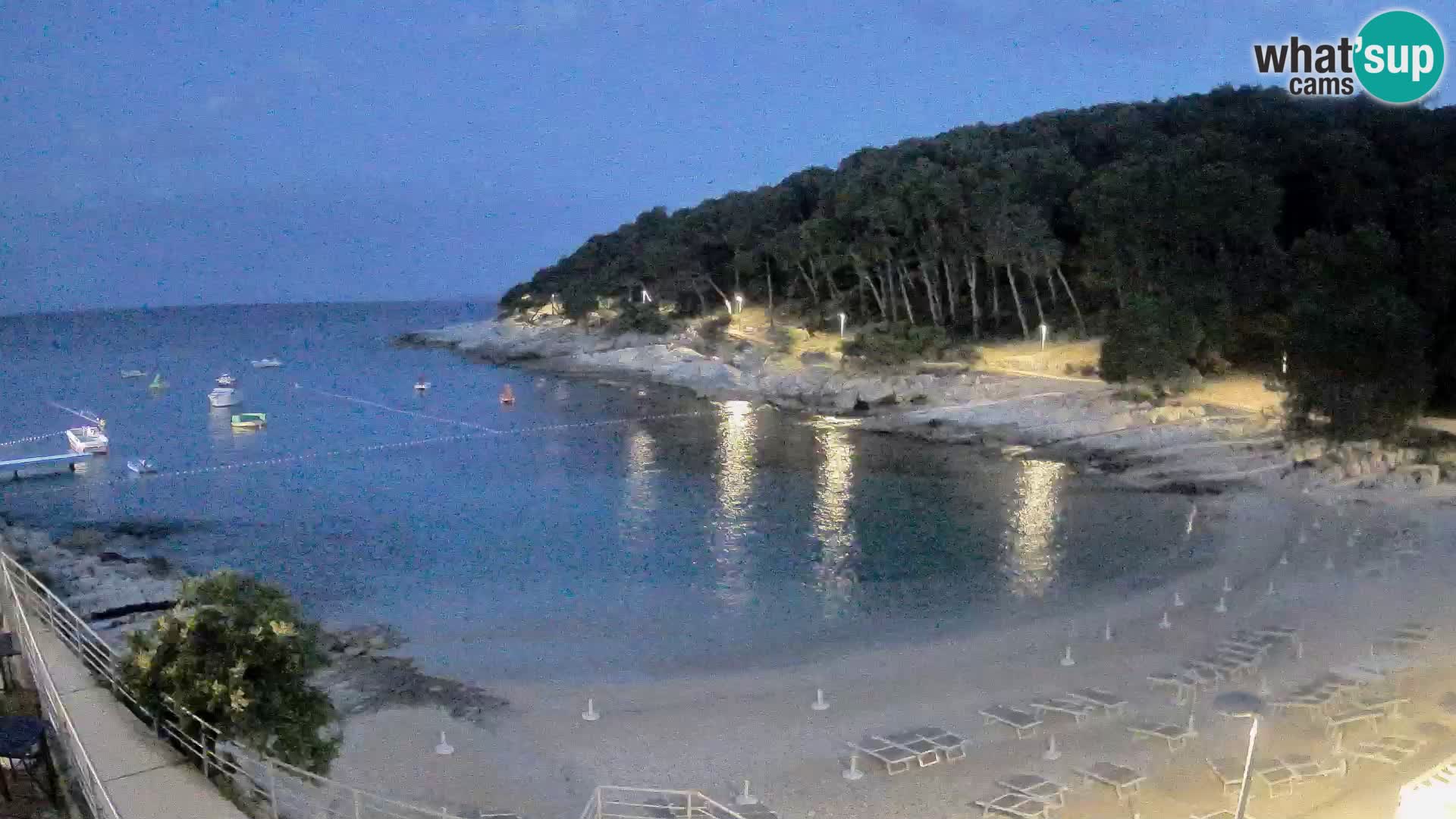 Webcam Mali Lošinj – playa Sunčana uvala – Veli Žal