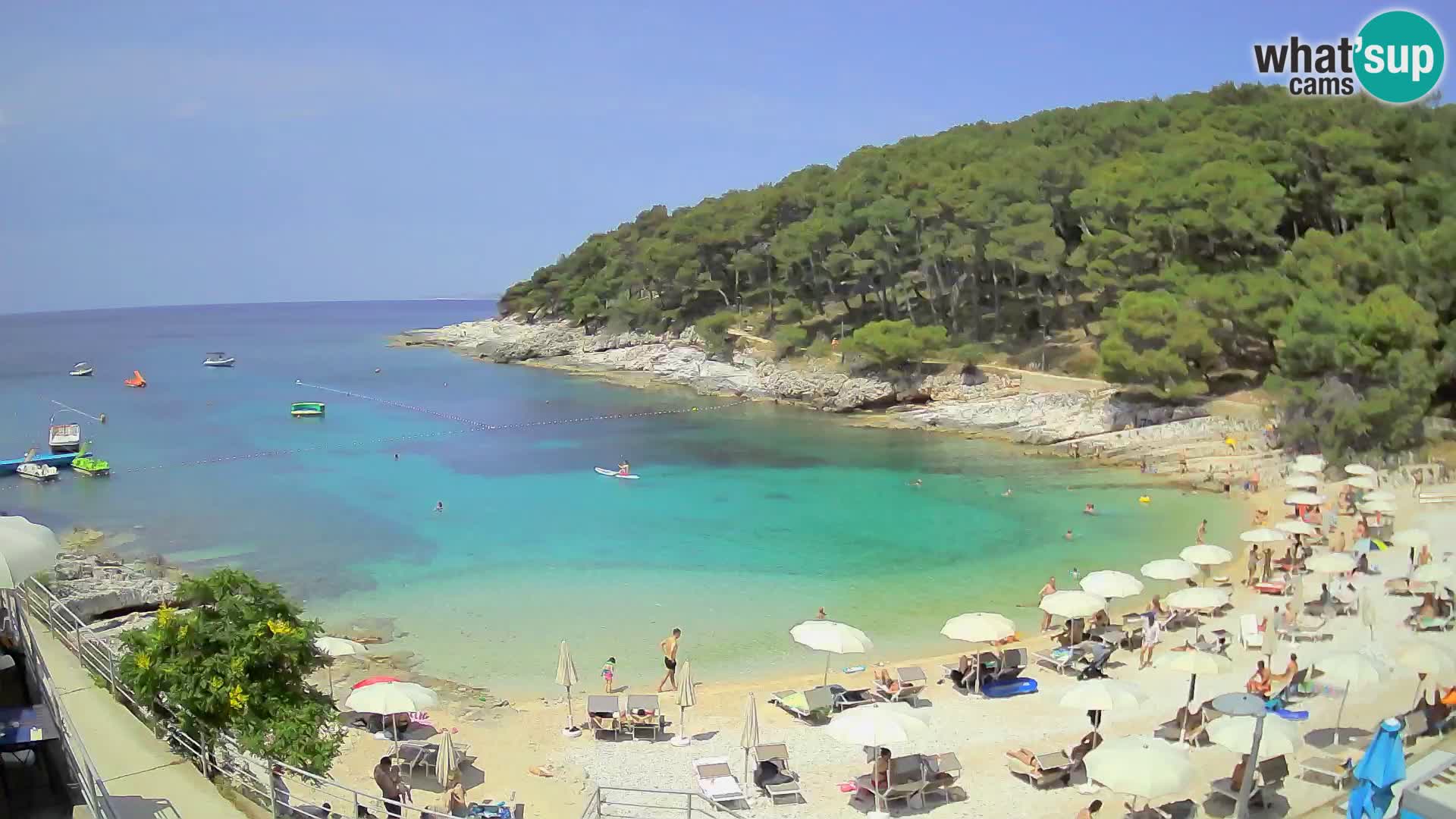 Web kam Mali Lošinj – plaža Sunčana uvala – Veli Žal