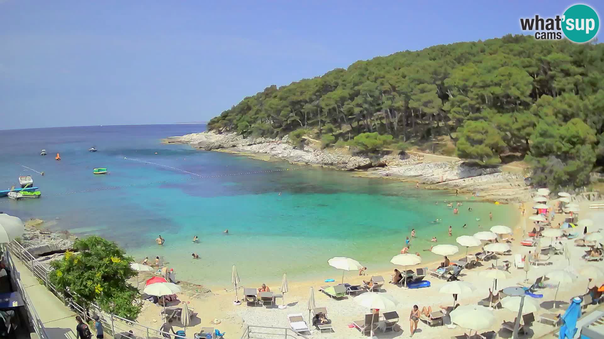 Spletna Kamera Mali Lošinj – plaža Sunčana uvala – Veli Žal
