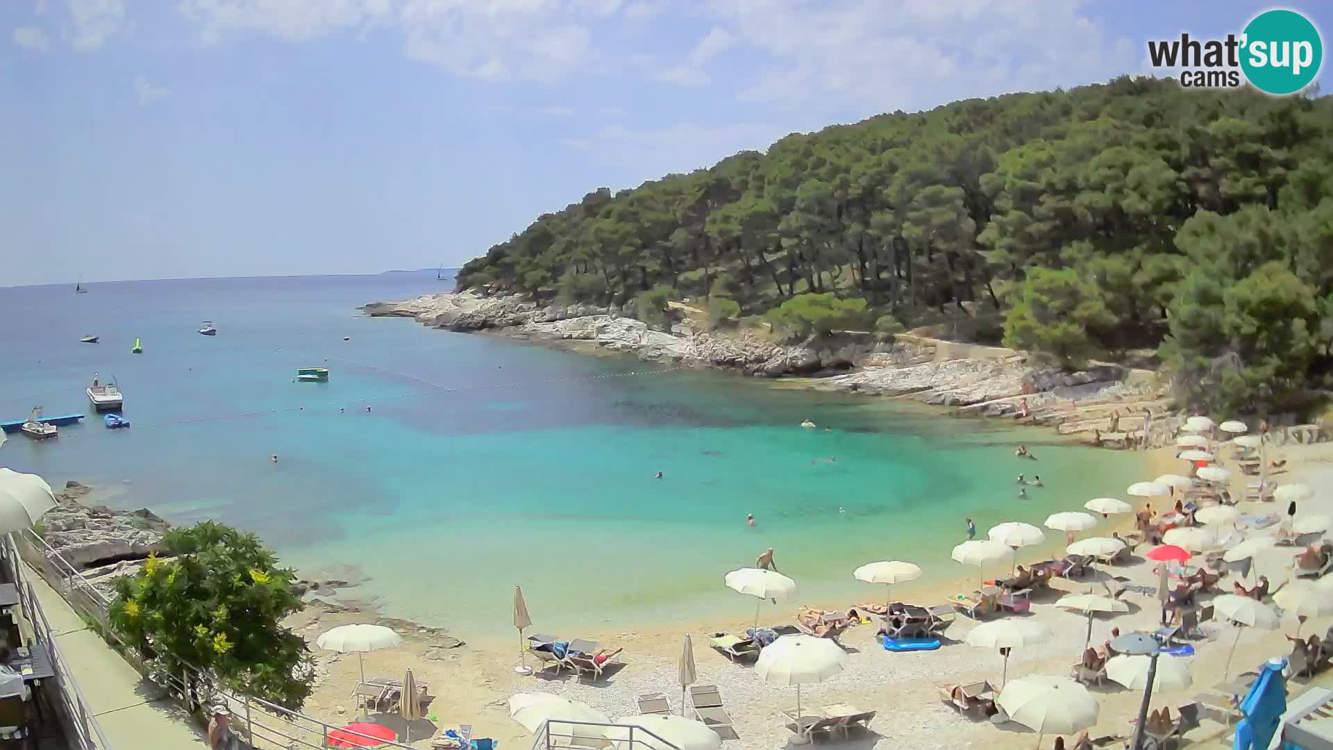Web kam Mali Lošinj – plaža Sunčana uvala – Veli Žal