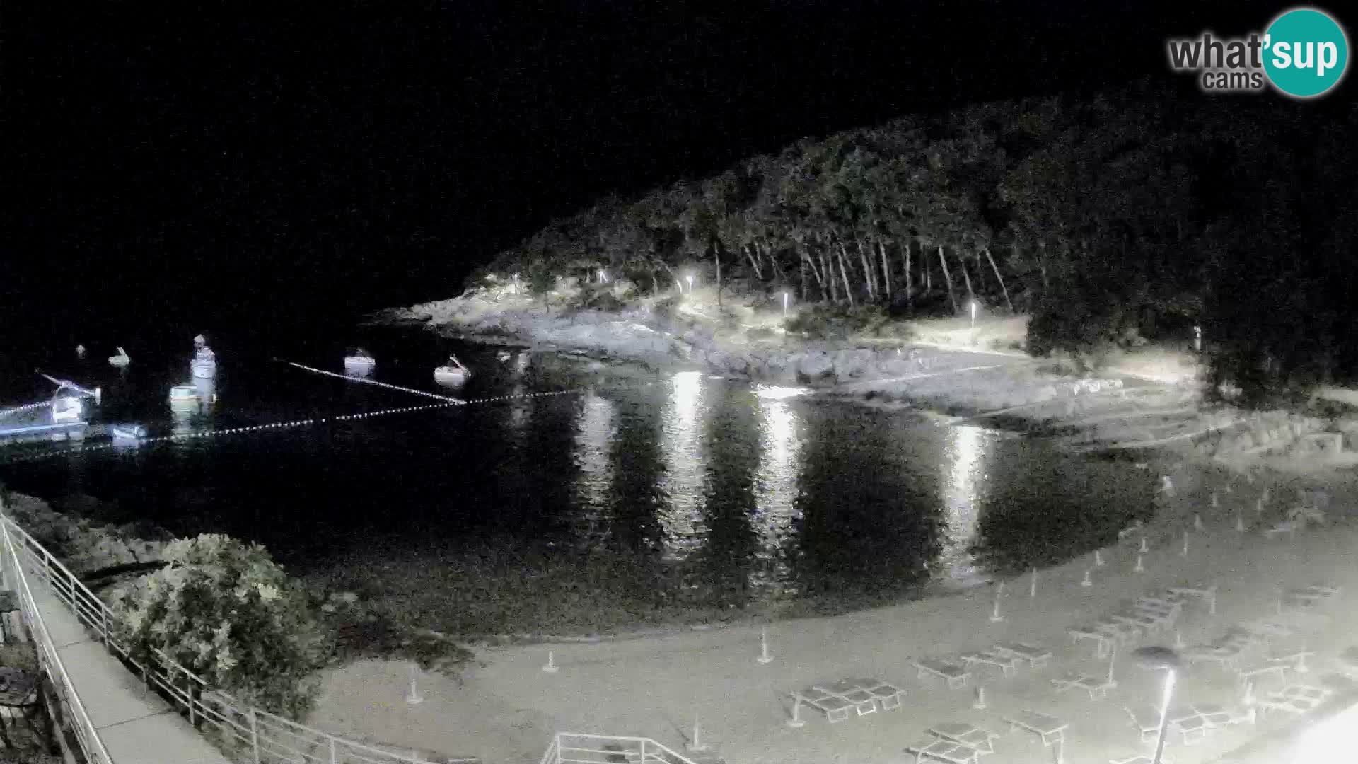 Spletna Kamera Mali Lošinj – plaža Sunčana uvala – Veli Žal