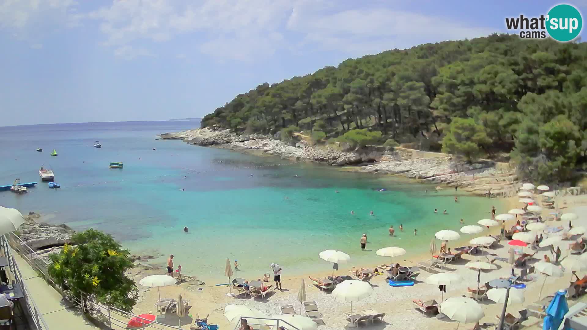 Webcam Mali Lošinj – plage Sunčana uvala – Veli Žal