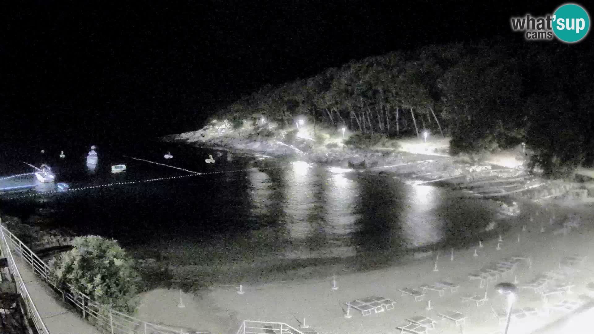 Webcam Mali Lošinj – plage Sunčana uvala – Veli Žal