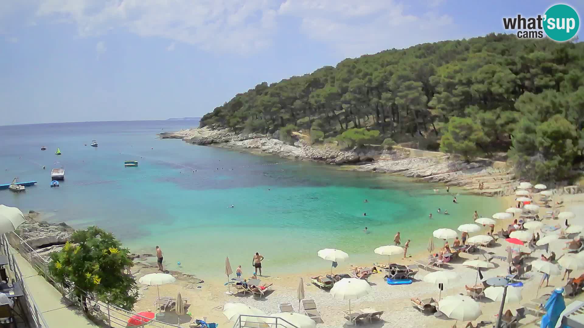 Webcam Mali Lošinj – plage Sunčana uvala – Veli Žal