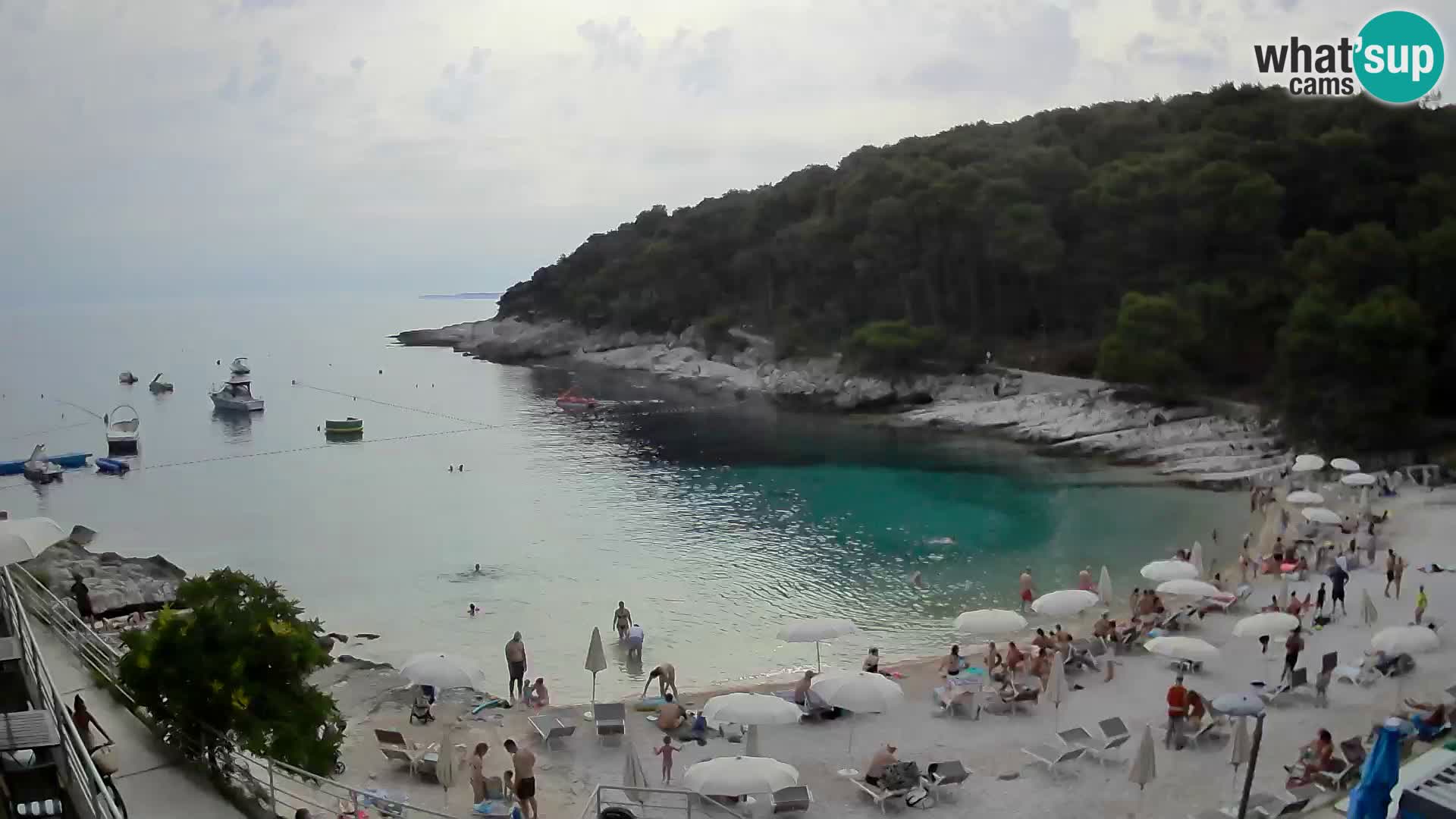 Spletna Kamera Mali Lošinj – plaža Sunčana uvala – Veli Žal