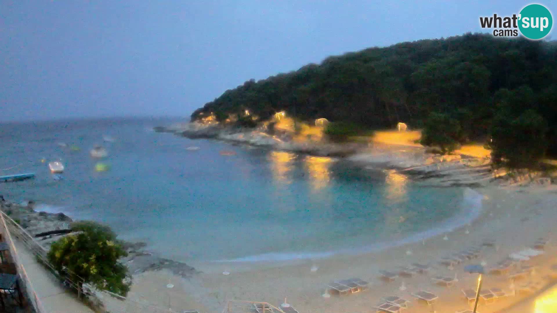 Webcam Mali Lošinj – plage Sunčana uvala – Veli Žal
