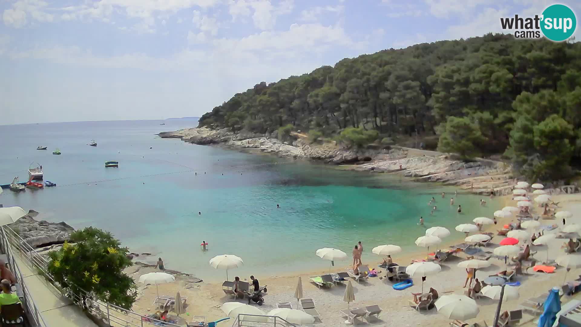 Spletna Kamera Mali Lošinj – plaža Sunčana uvala – Veli Žal