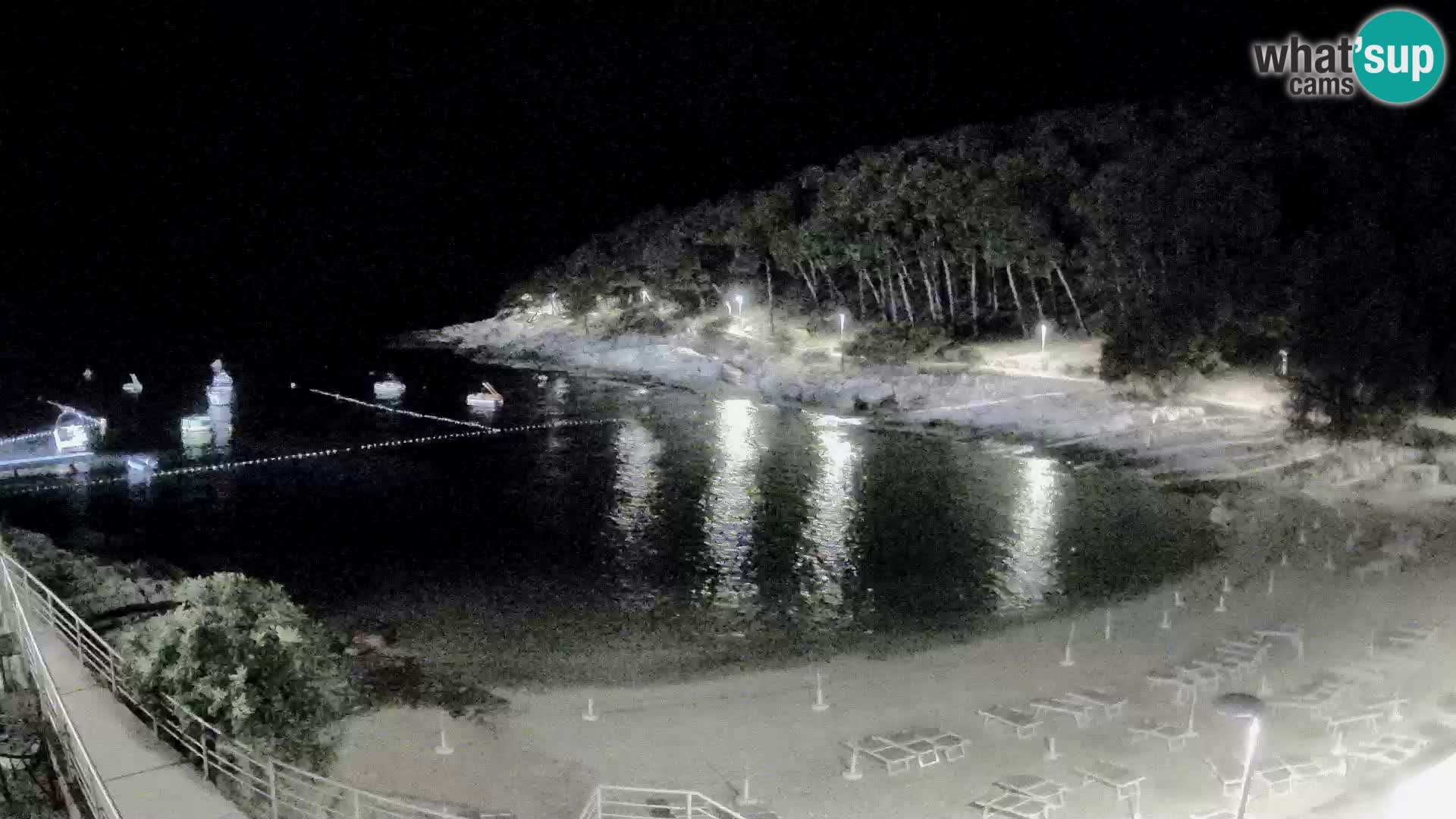 Spletna Kamera Mali Lošinj – plaža Sunčana uvala – Veli Žal