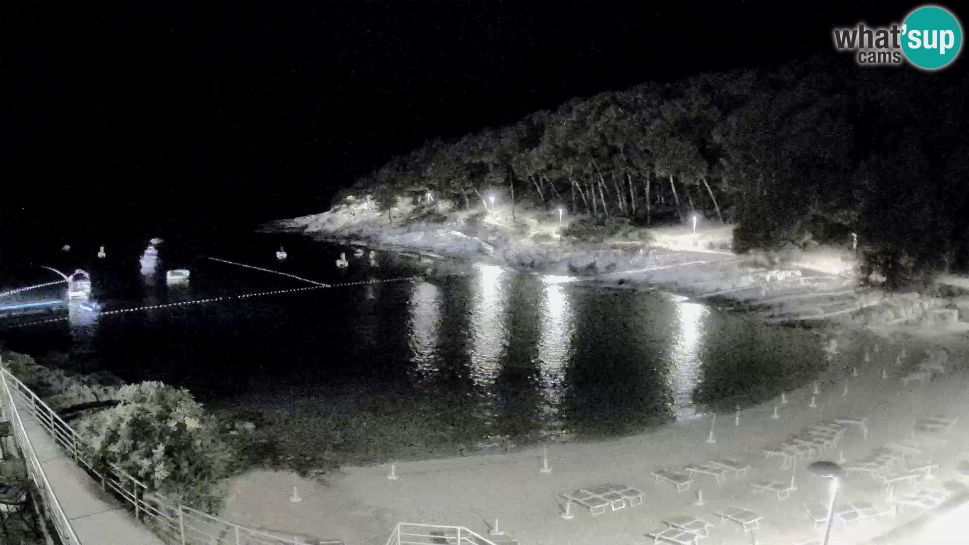 Webcam Mali Lošinj – plage Sunčana uvala – Veli Žal