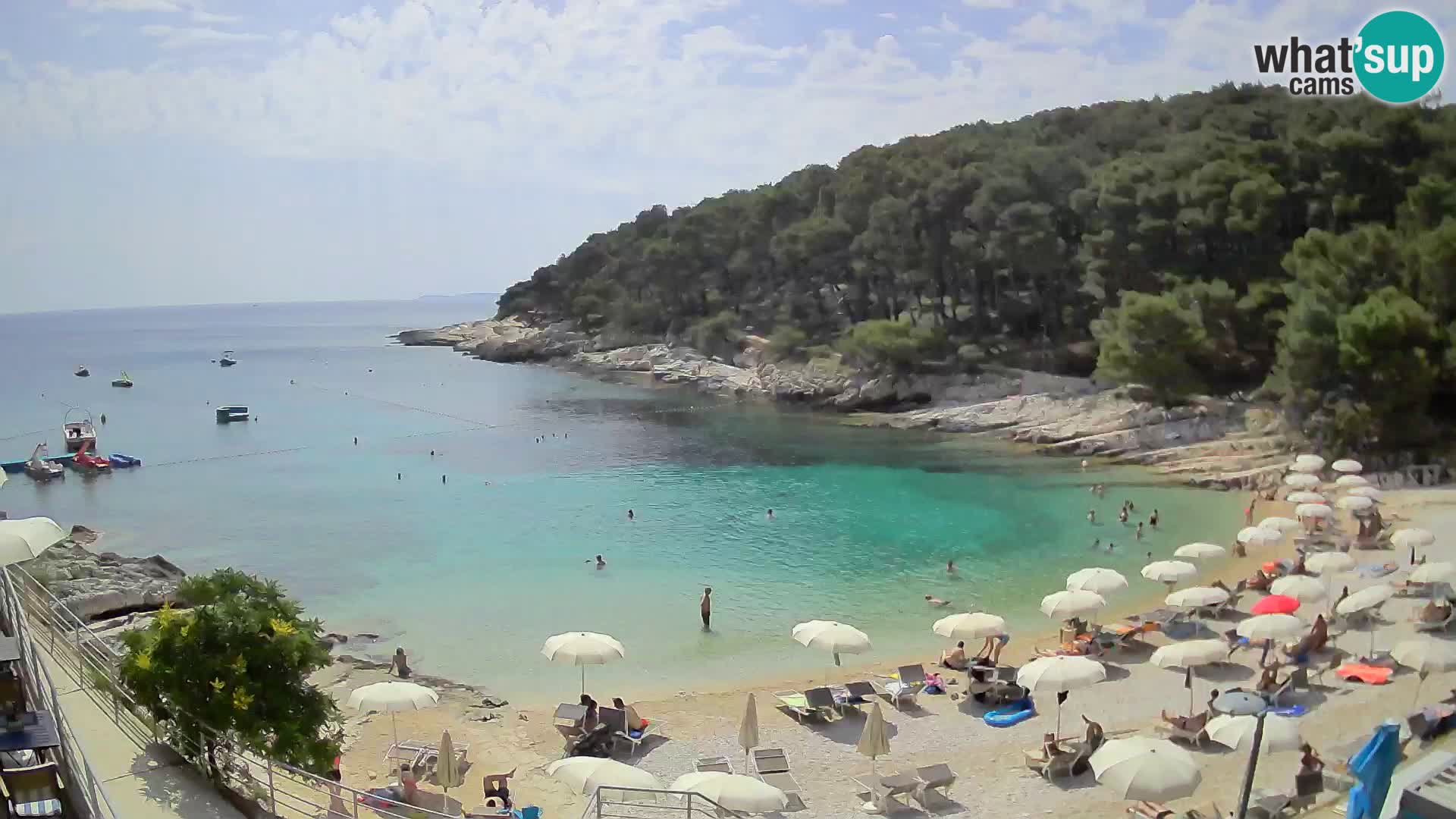 Web kam Mali Lošinj – plaža Sunčana uvala – Veli Žal