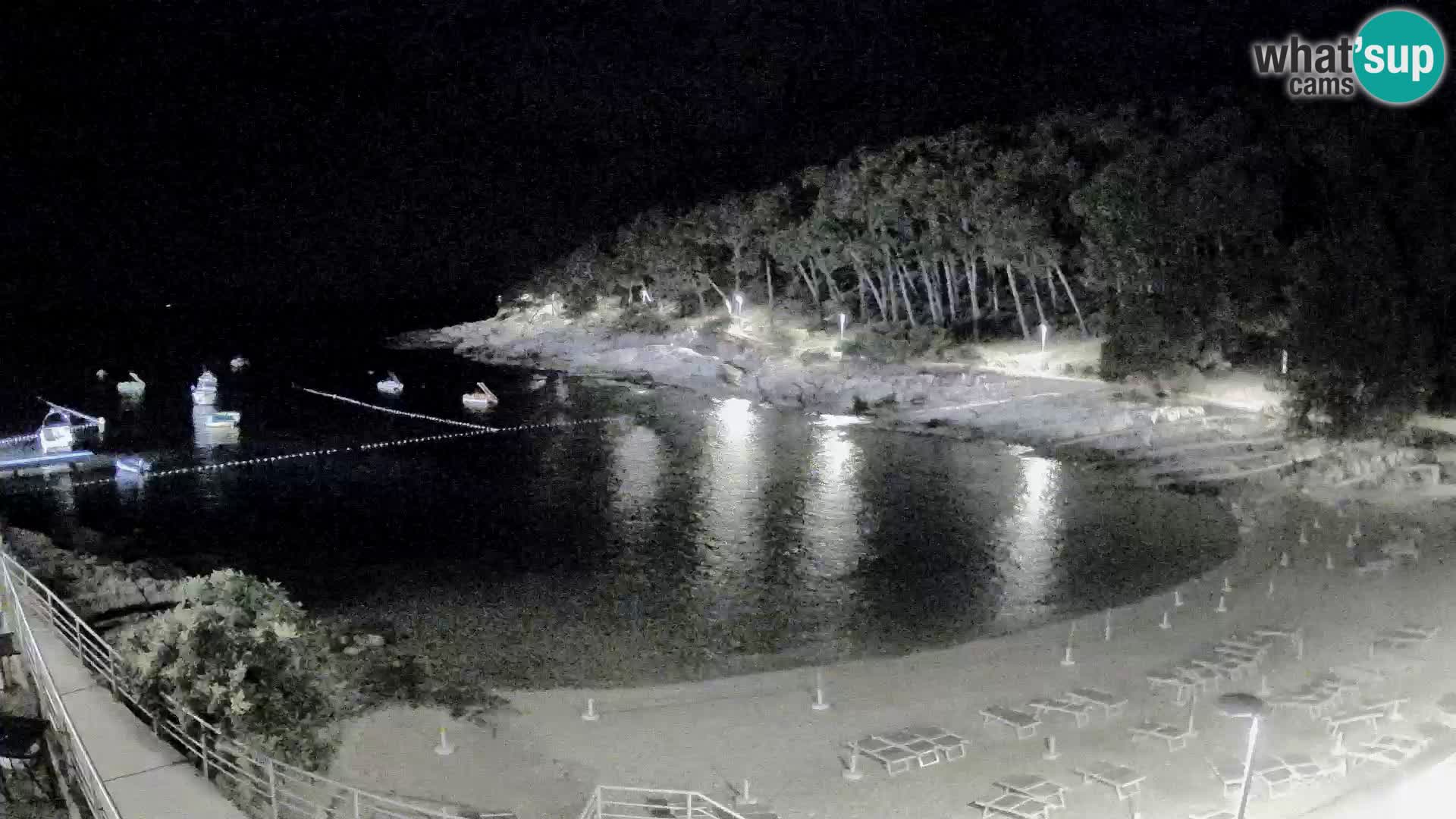 Webcam Mali Lošinj – spiaggia Sunčana uvala – Veli Žal