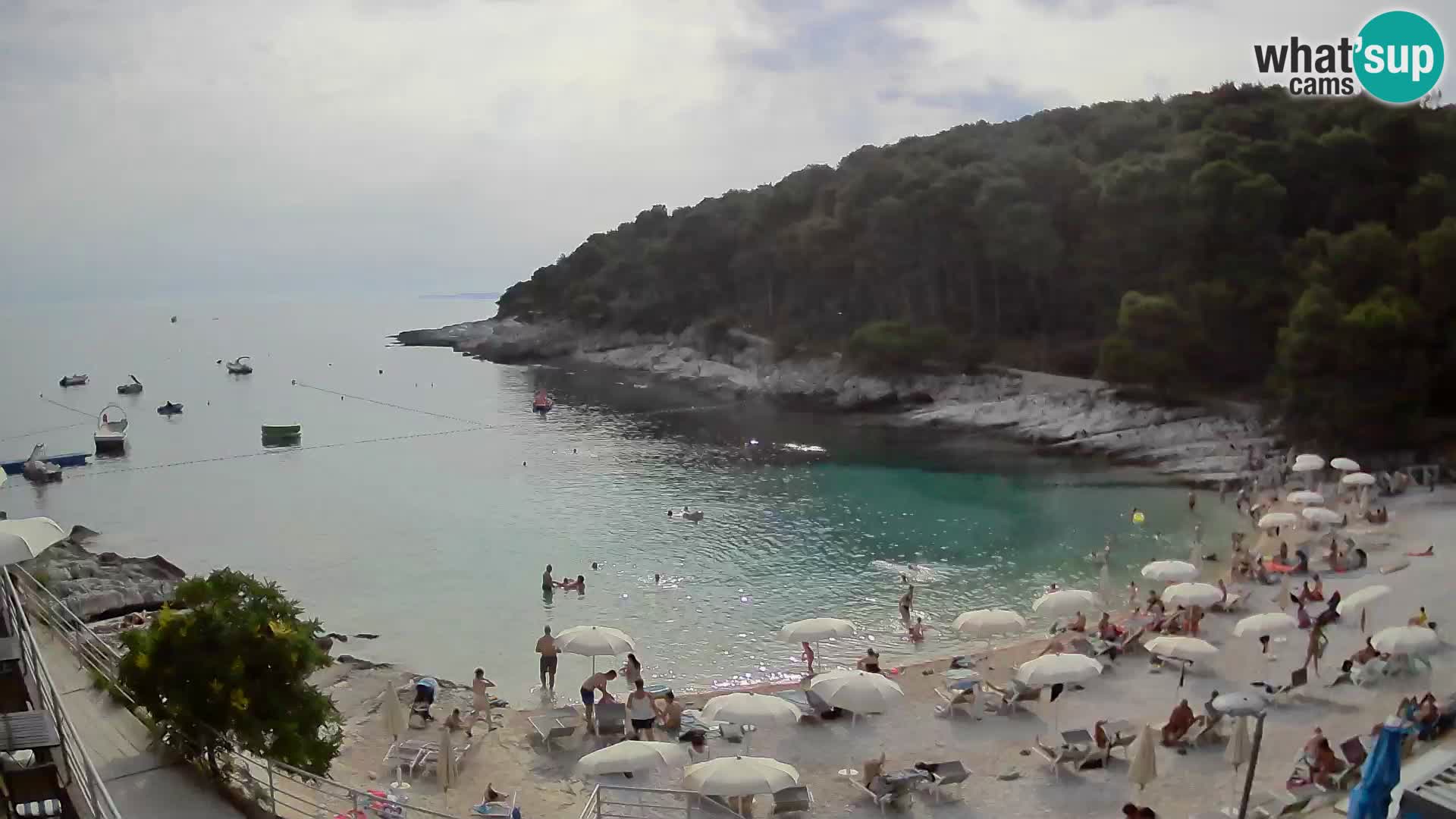 Webcam Mali Lošinj – Sunčana uvala Strand – Veli Žal