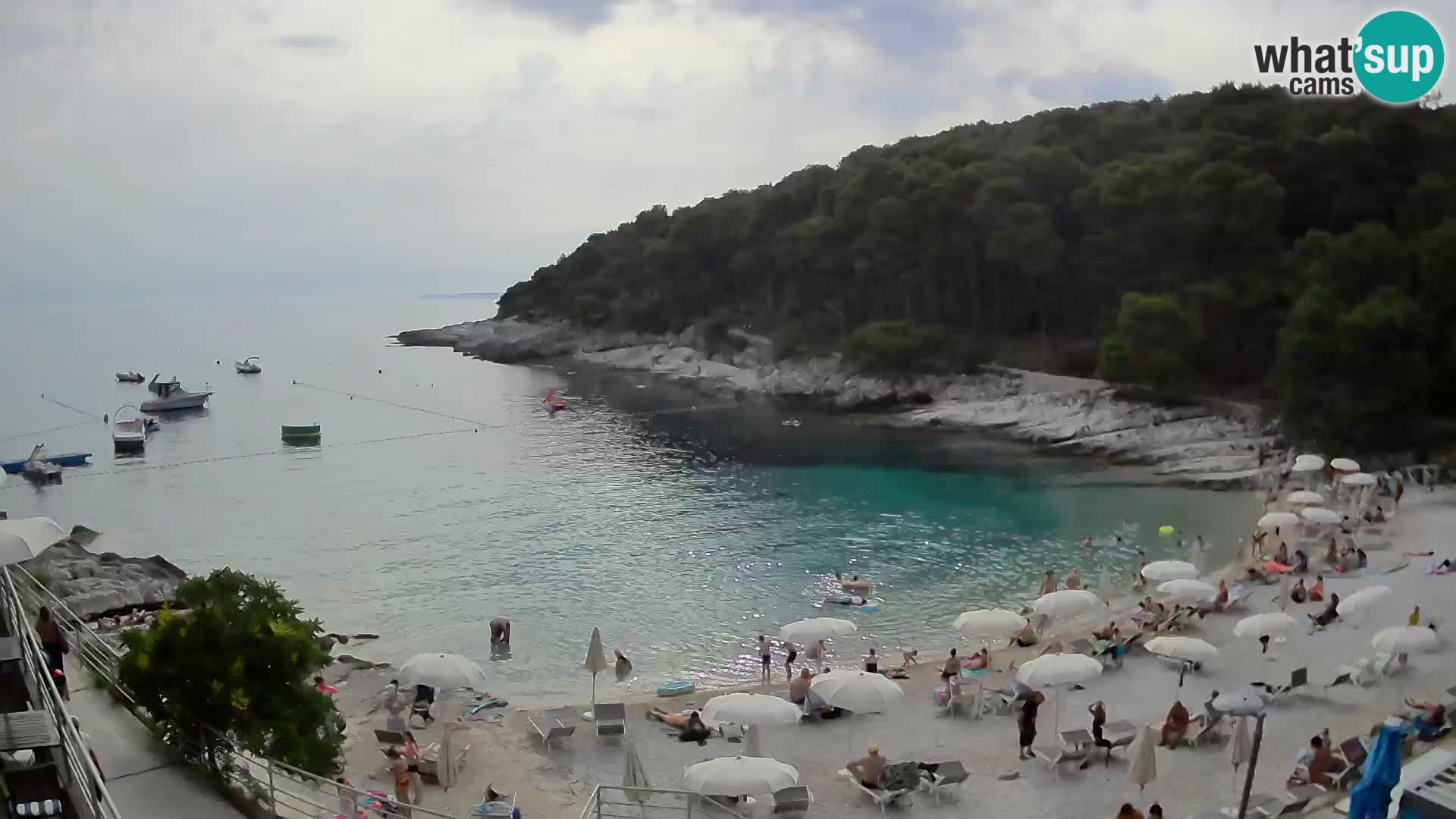 Webcam Mali Lošinj – plage Sunčana uvala – Veli Žal