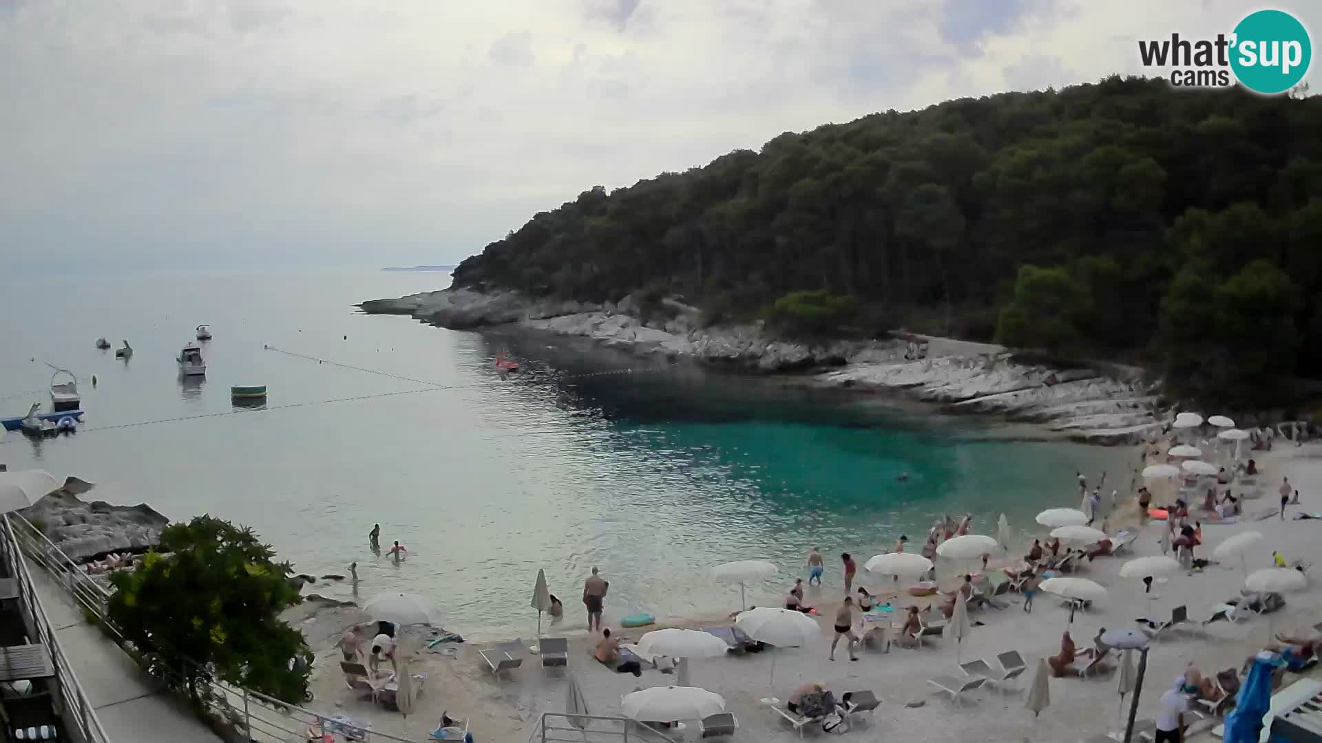 Webcam Mali Lošinj – Sunčana uvala beach – Veli Žal