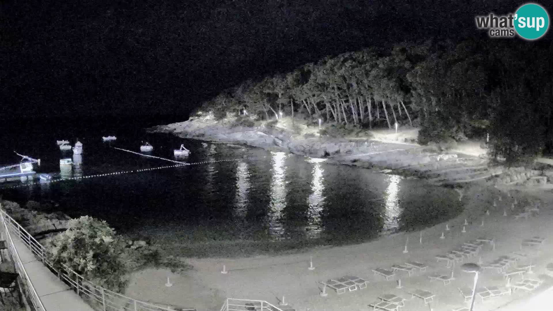 Spletna Kamera Mali Lošinj – plaža Sunčana uvala – Veli Žal