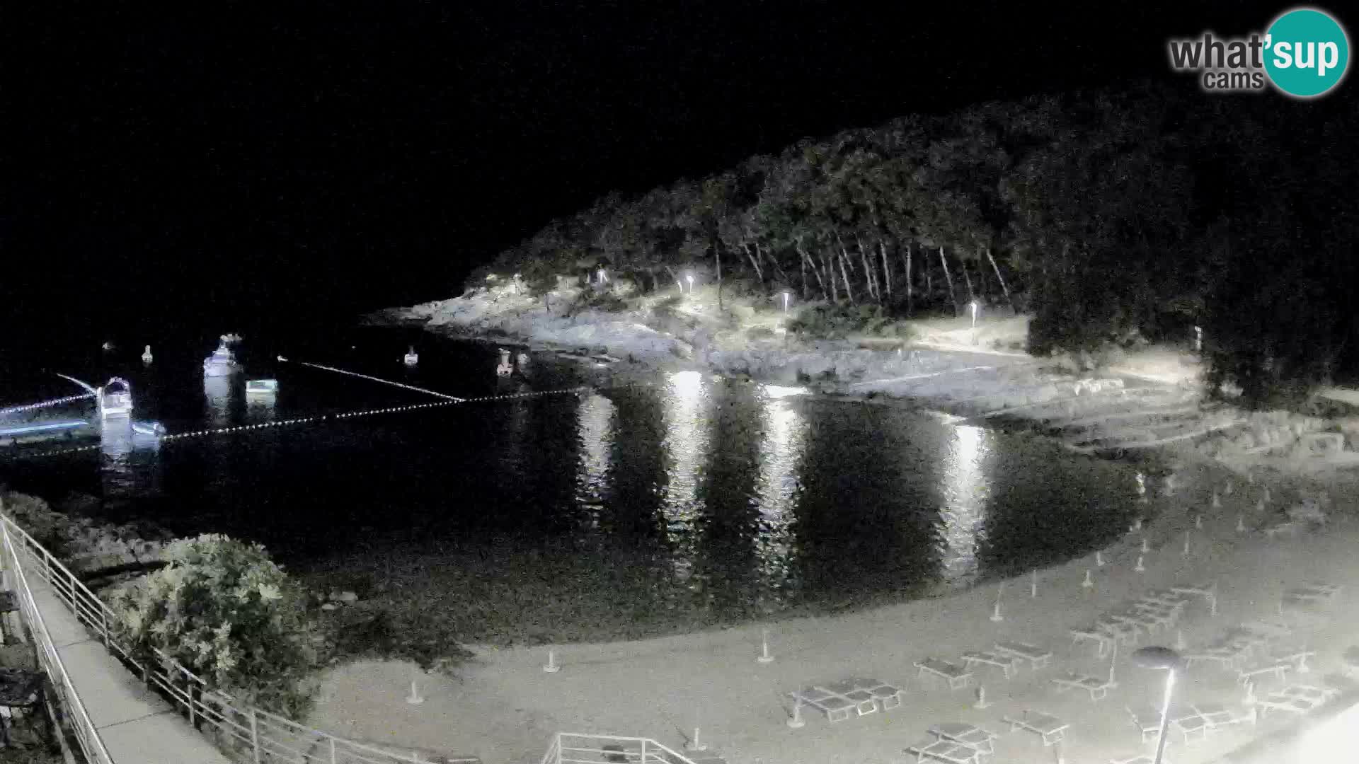 Webcam Mali Lošinj – plage Sunčana uvala – Veli Žal