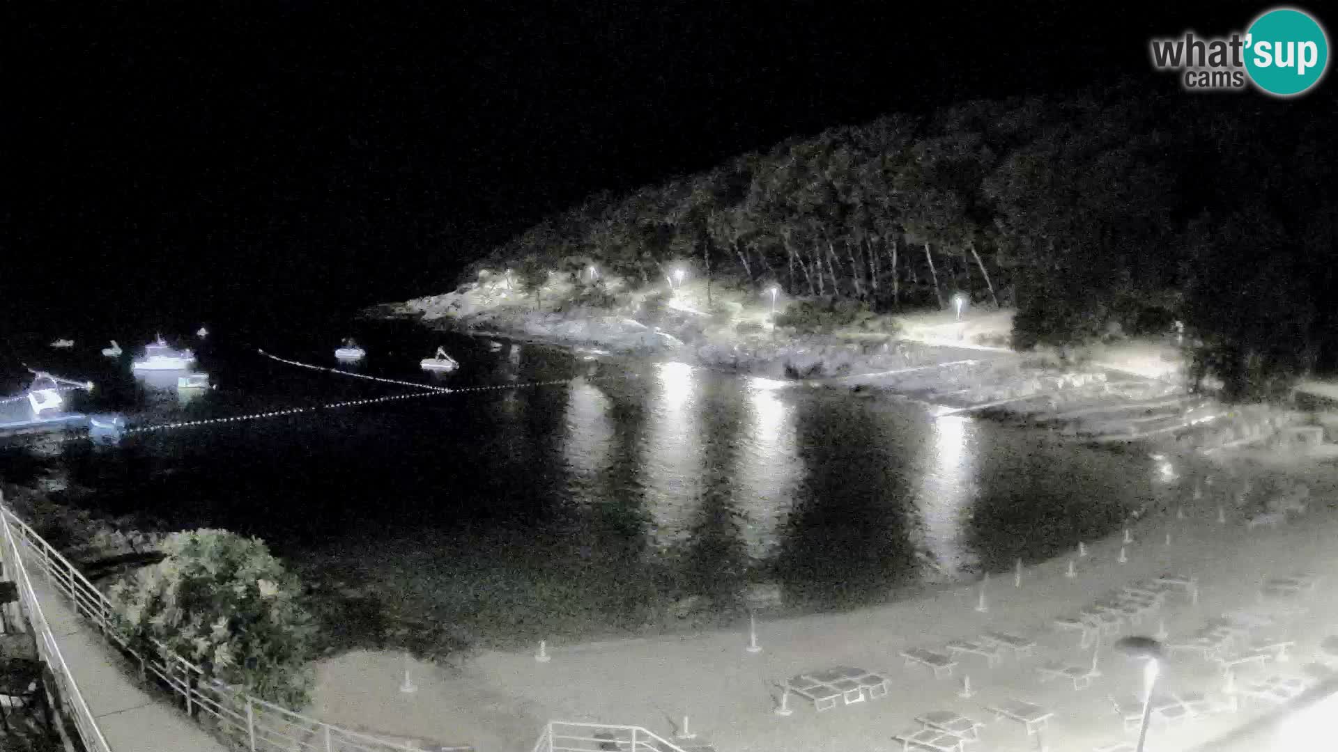 Webcam Mali Lošinj – spiaggia Sunčana uvala – Veli Žal