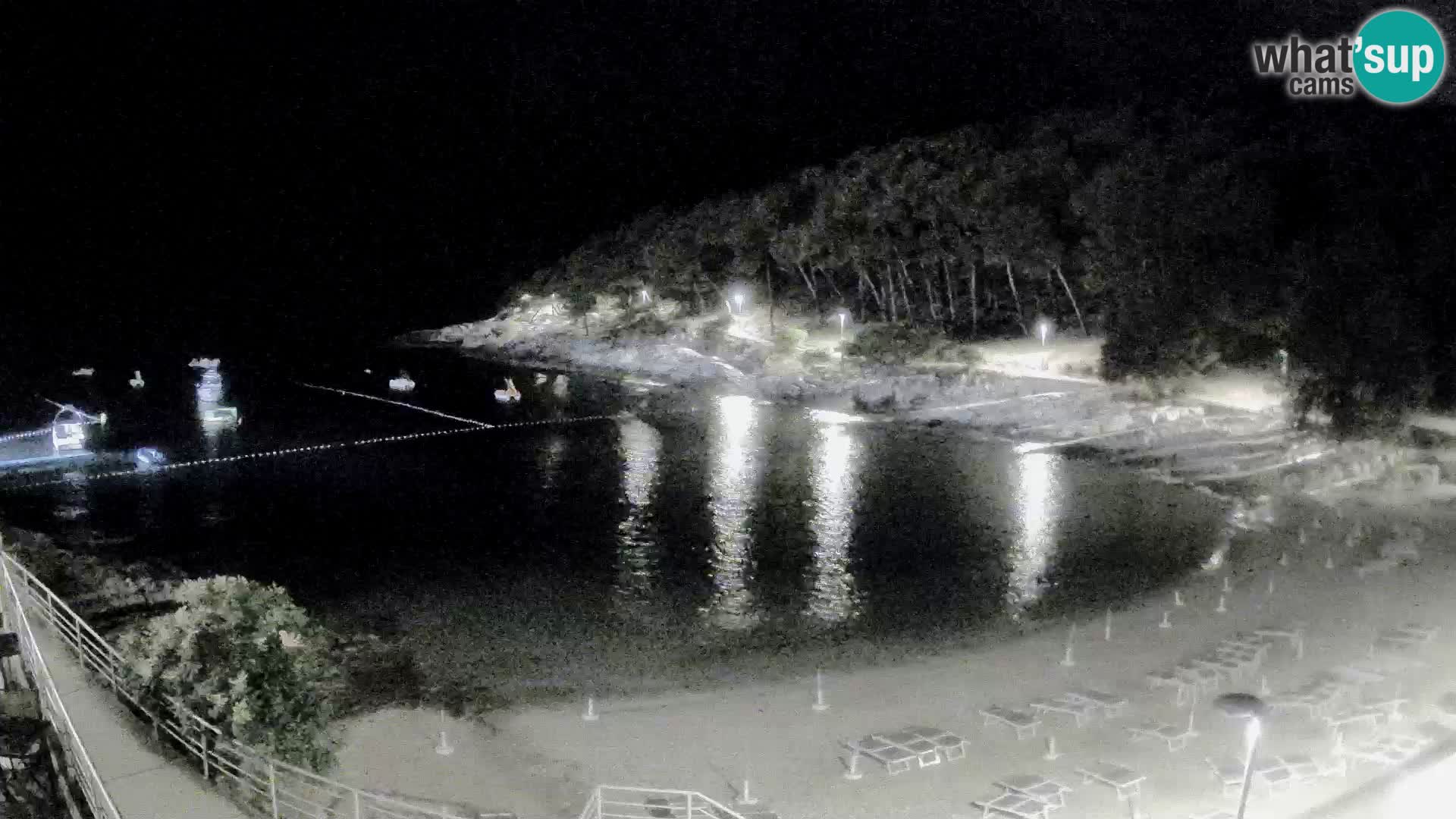 Webcam Mali Lošinj – plage Sunčana uvala – Veli Žal